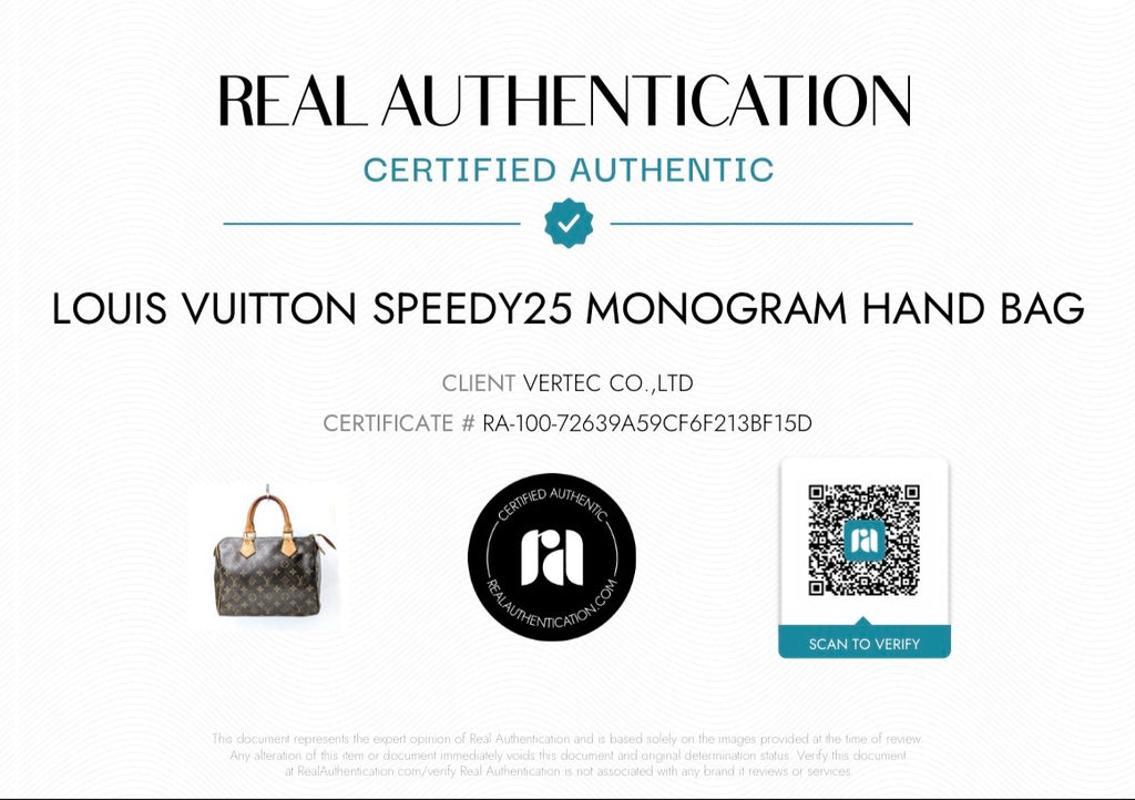 Louis Vuitton Speedy 25 Monogram Vintage 1999 Handbag