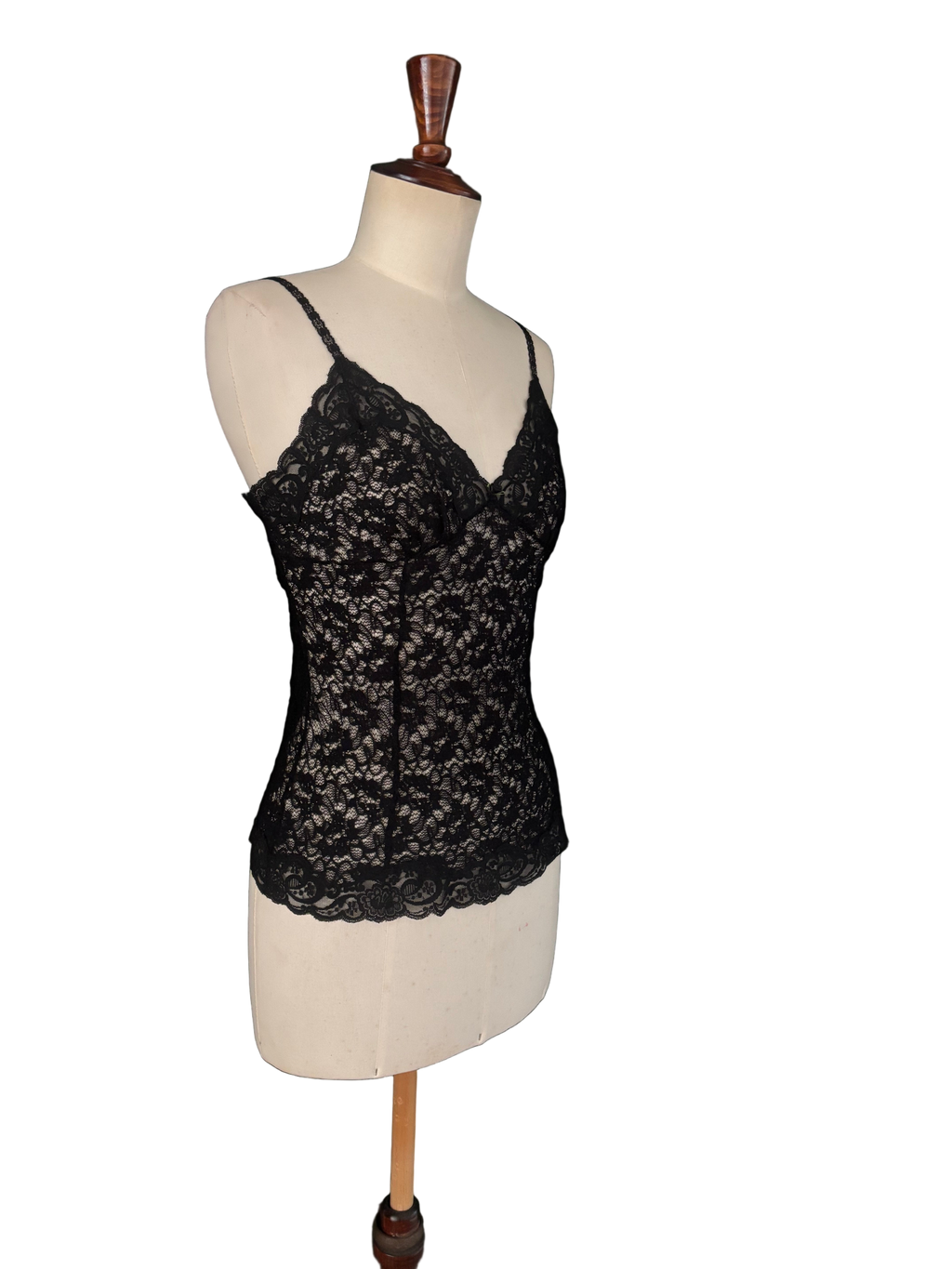 Dolce & Gabbana Vintage 90s Black Lace Top – Size IT 44 (EU M)