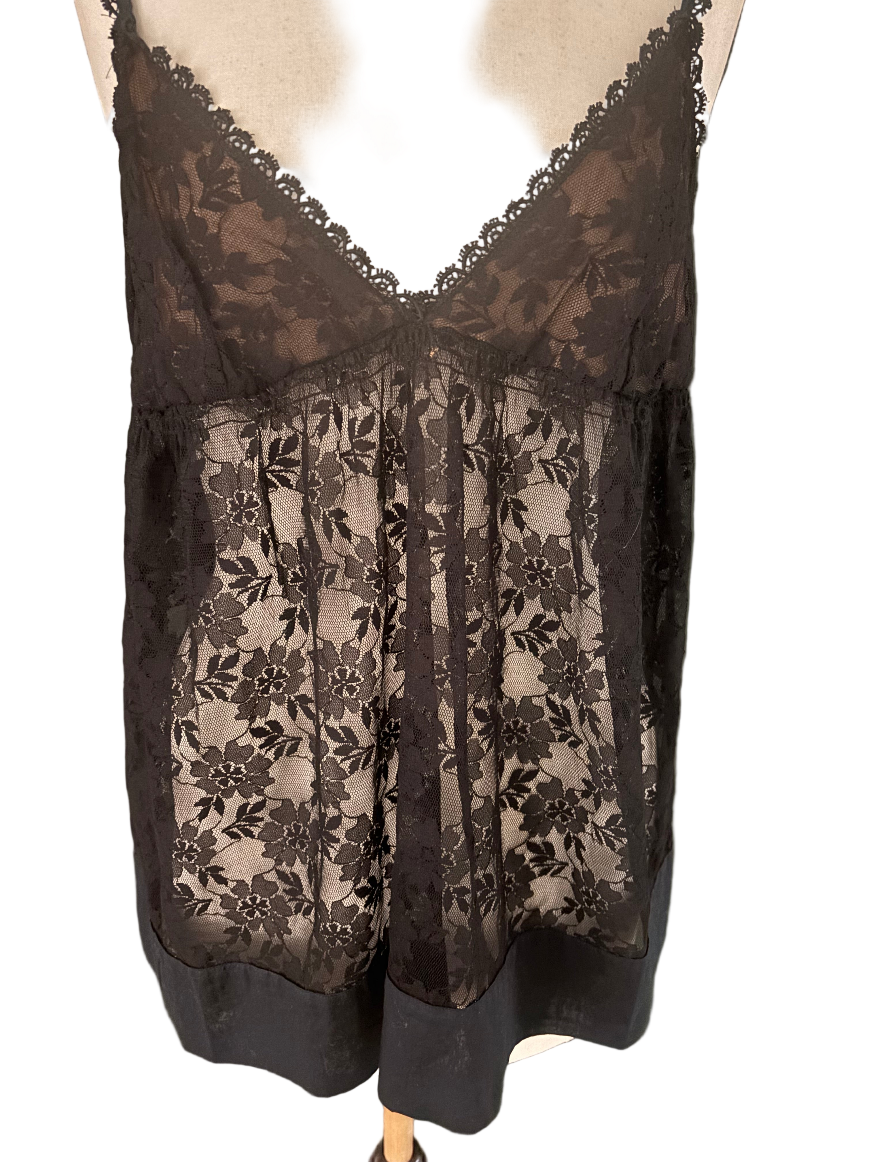 Dolce & Gabbana Black Lace Top – Size IT 44 / EU 38–40