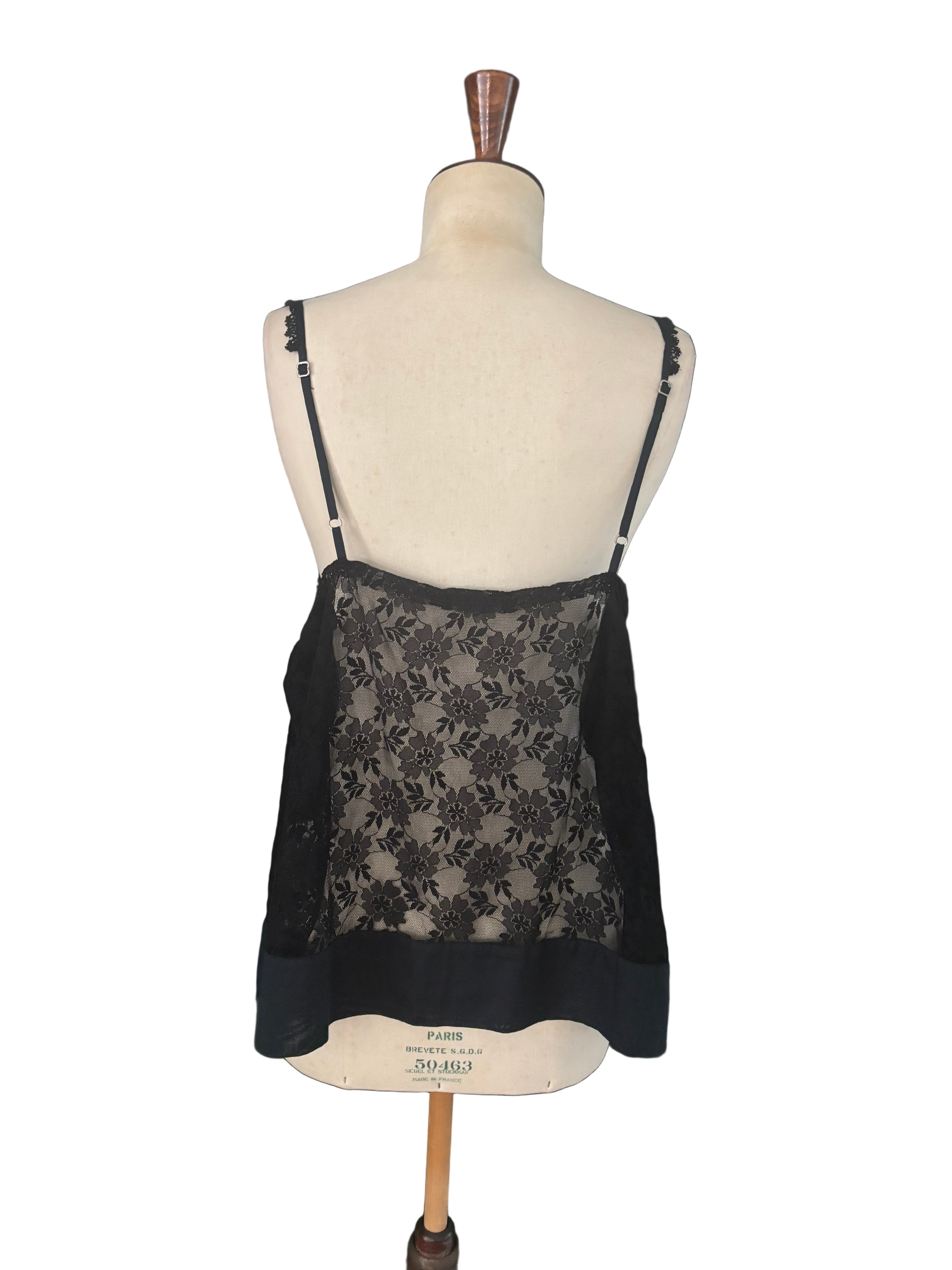 Dolce & Gabbana Black Lace Top – Size IT 44 / EU 38–40