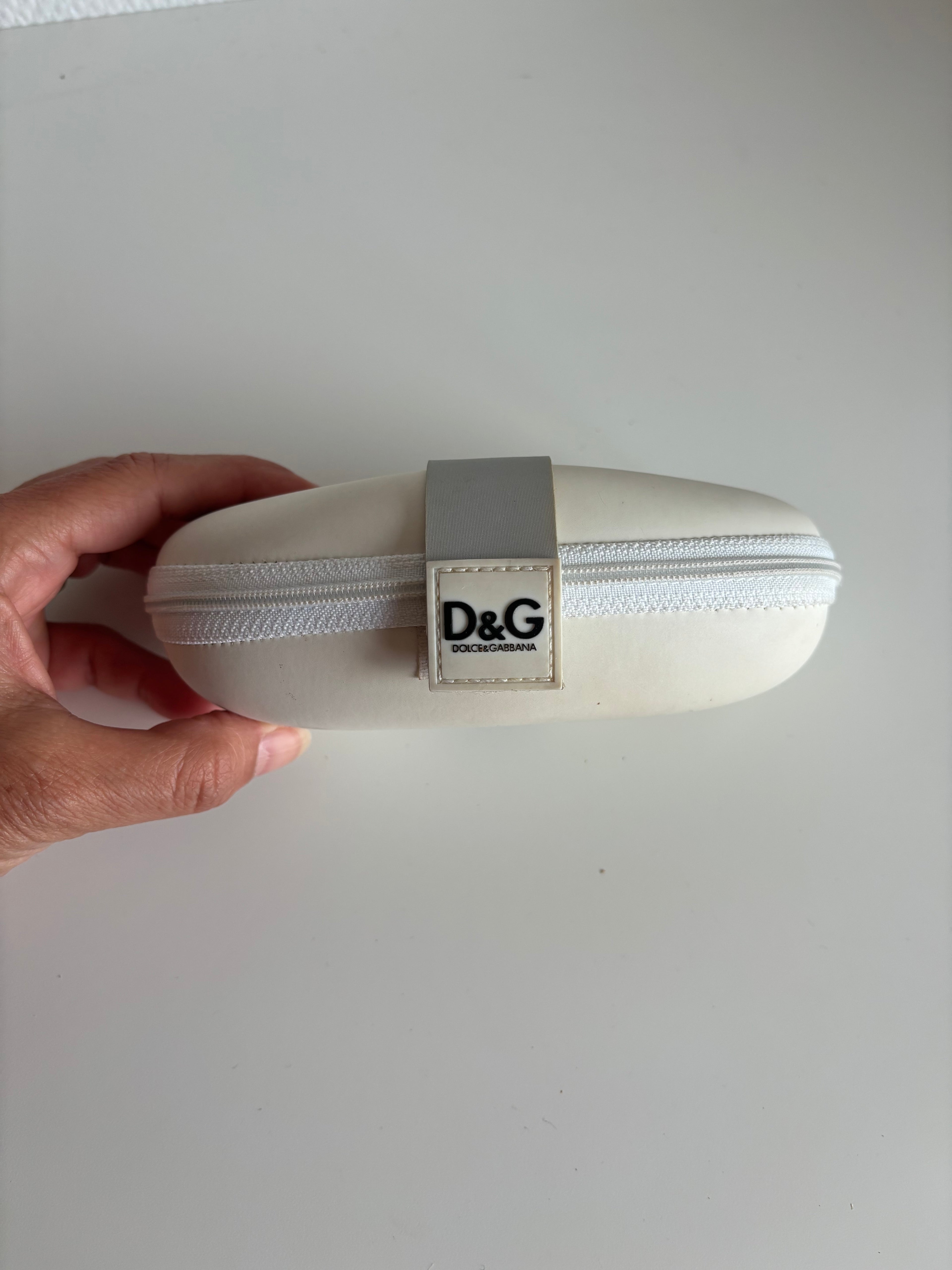 Dolce & Gabbana White Vintage Sunglasses – Iconic 90s Design