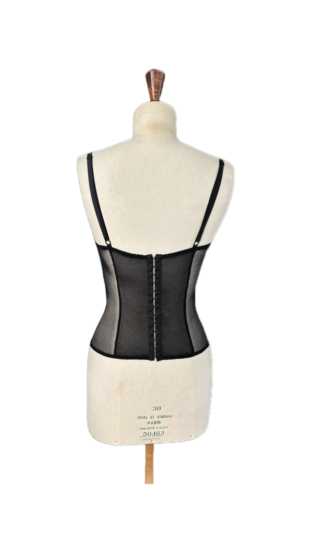 Dolce & Gabbana Black Corset Top – Size EU S (Cup B/C)