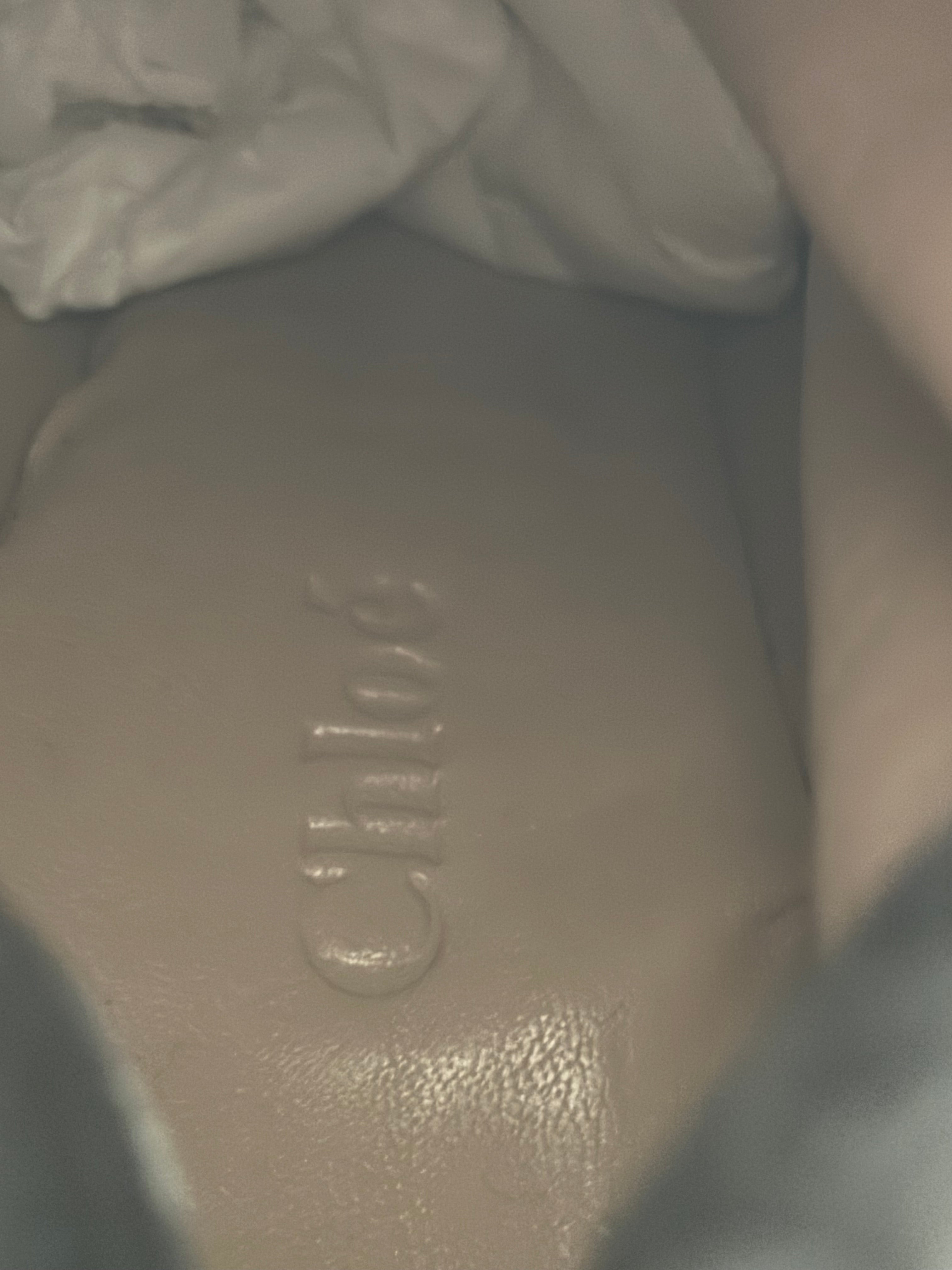 Chloé Anthracite Leather Ankle Boots – Size 37