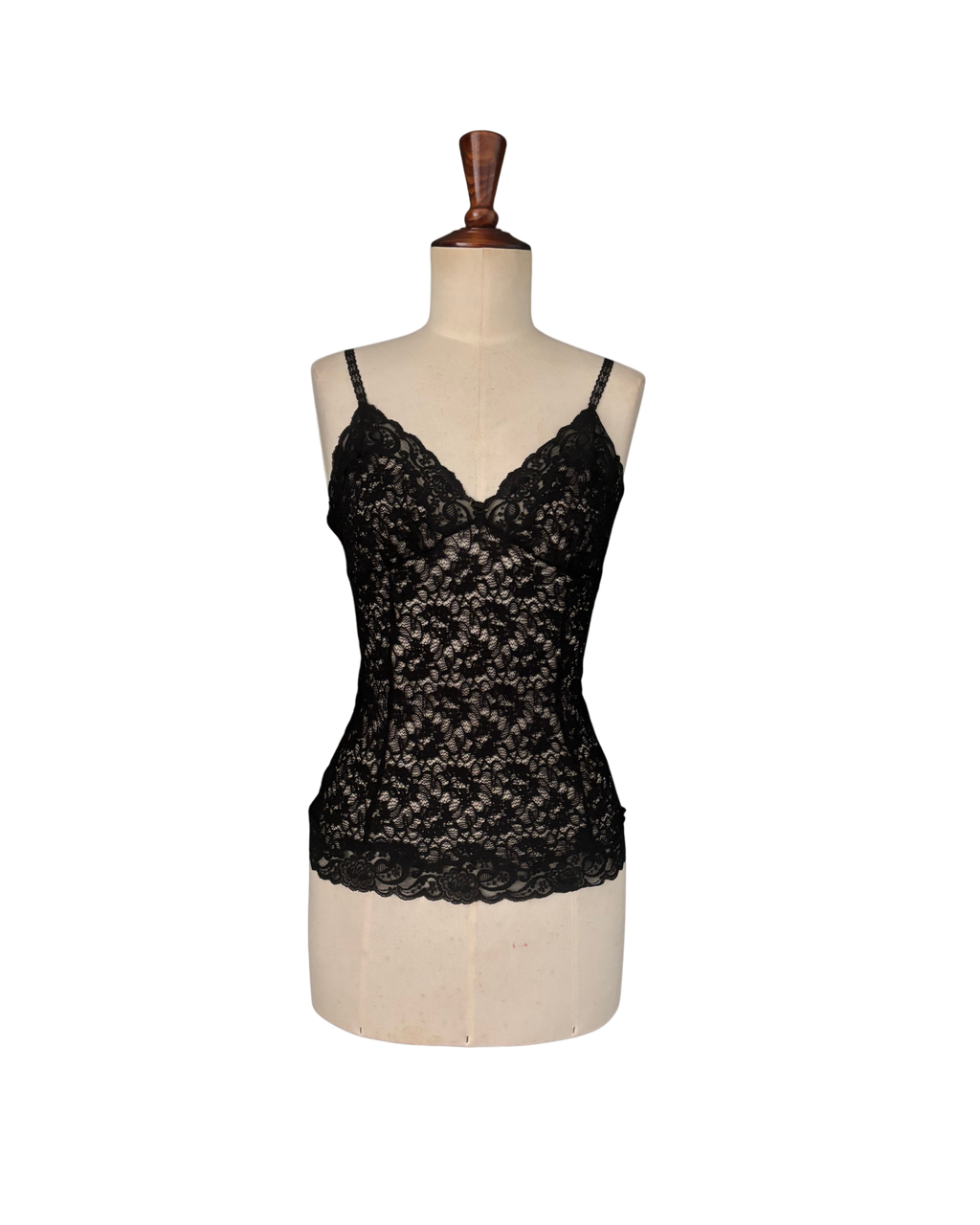 Dolce & Gabbana Vintage 90s Black Lace Top – Size IT 44 (EU M)