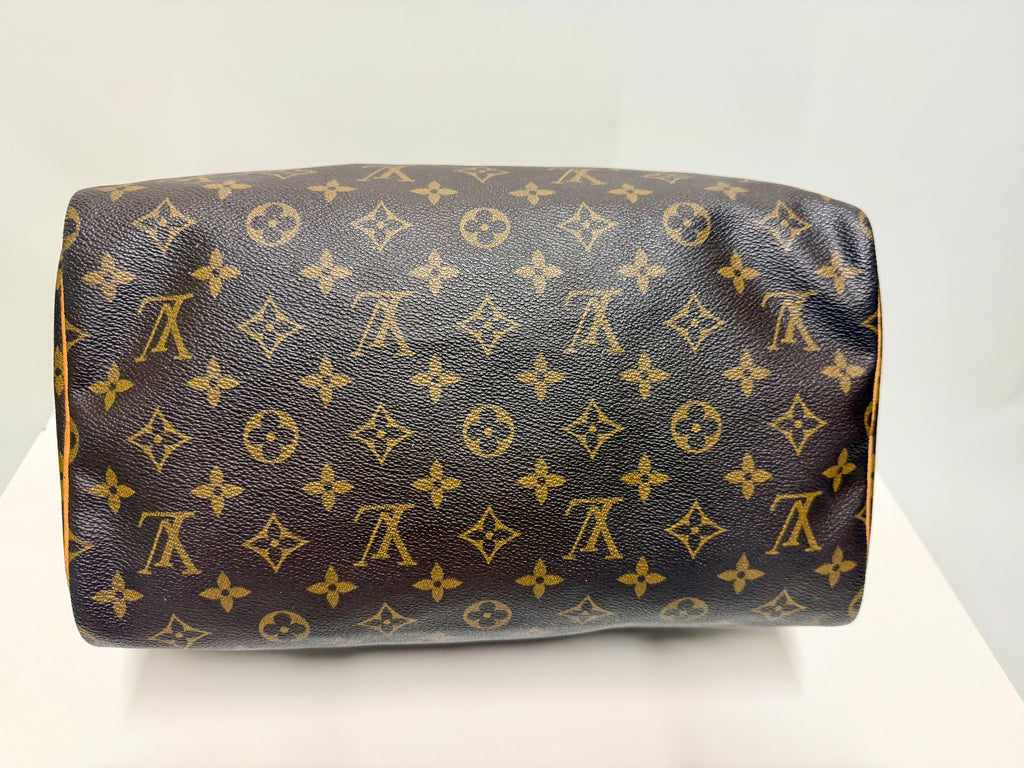 Louis Vuitton Speedy 30 Monogram Vintage 1991 Handbag
