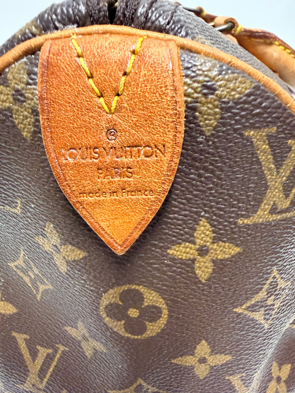 Louis Vuitton Speedy 30 Monogram Vintage 1991 Handbag