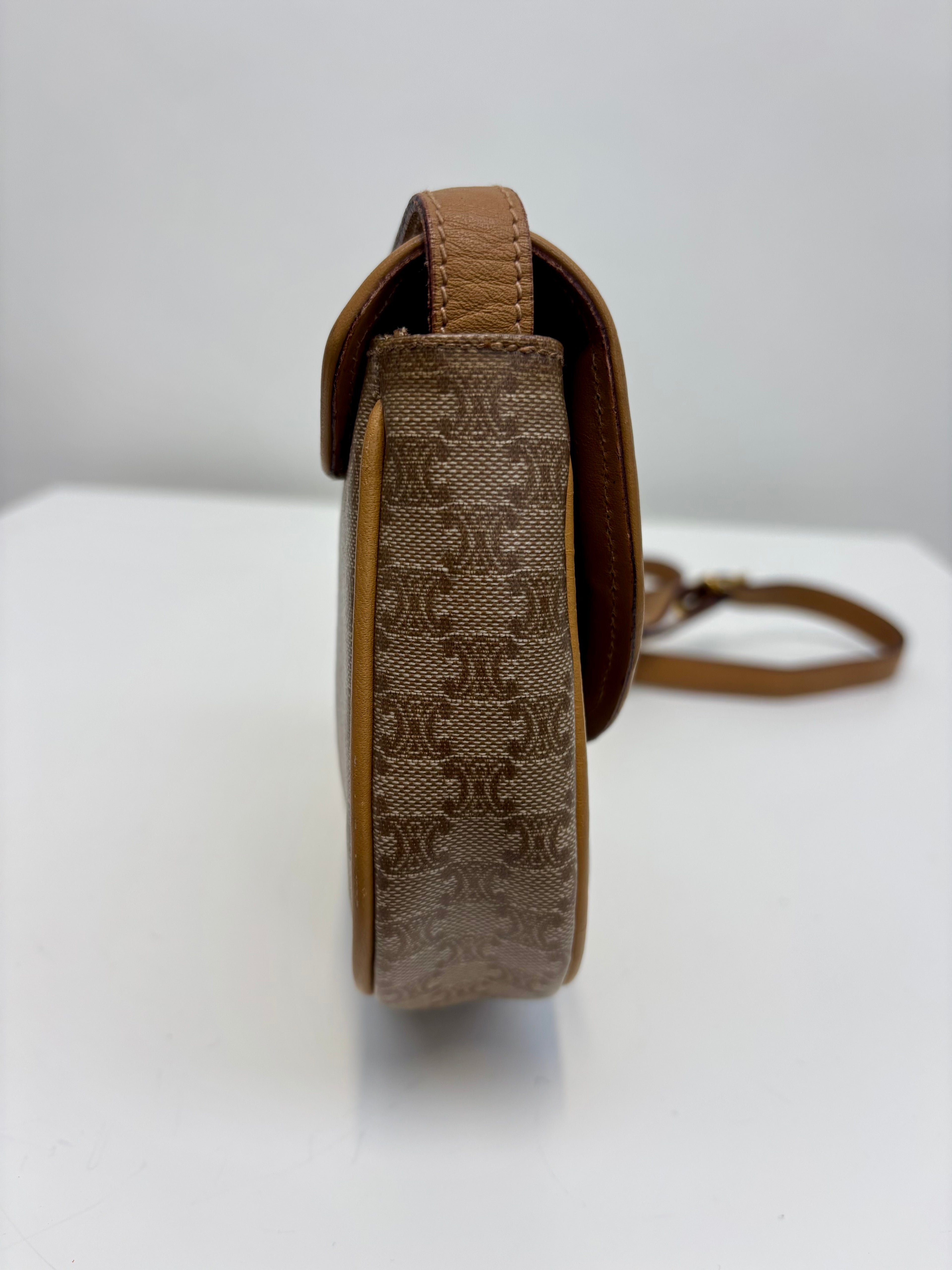 Celine Vintage 90,s Beige Crossbody Bag