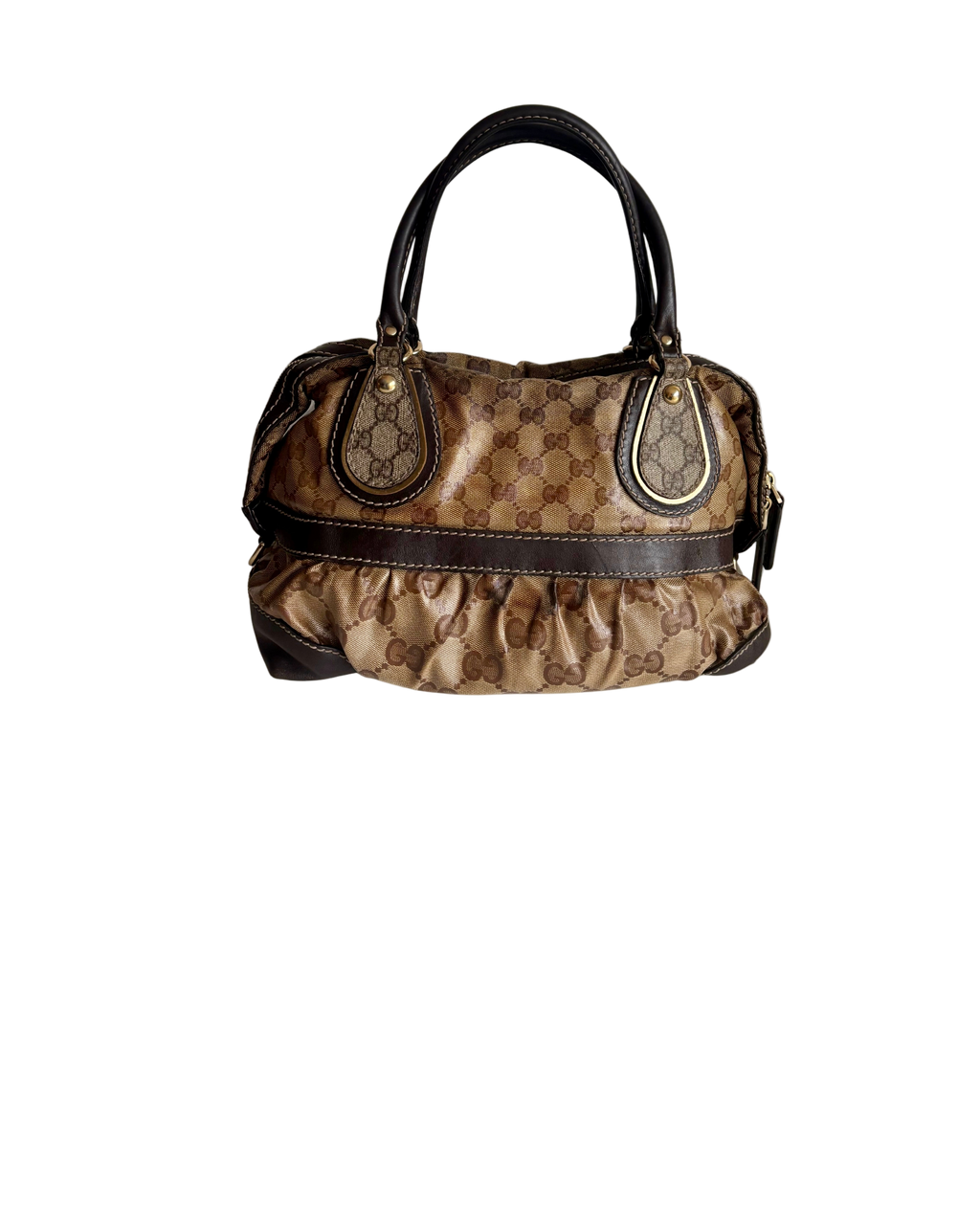 Gucci Vintage 90s Brown Handbag