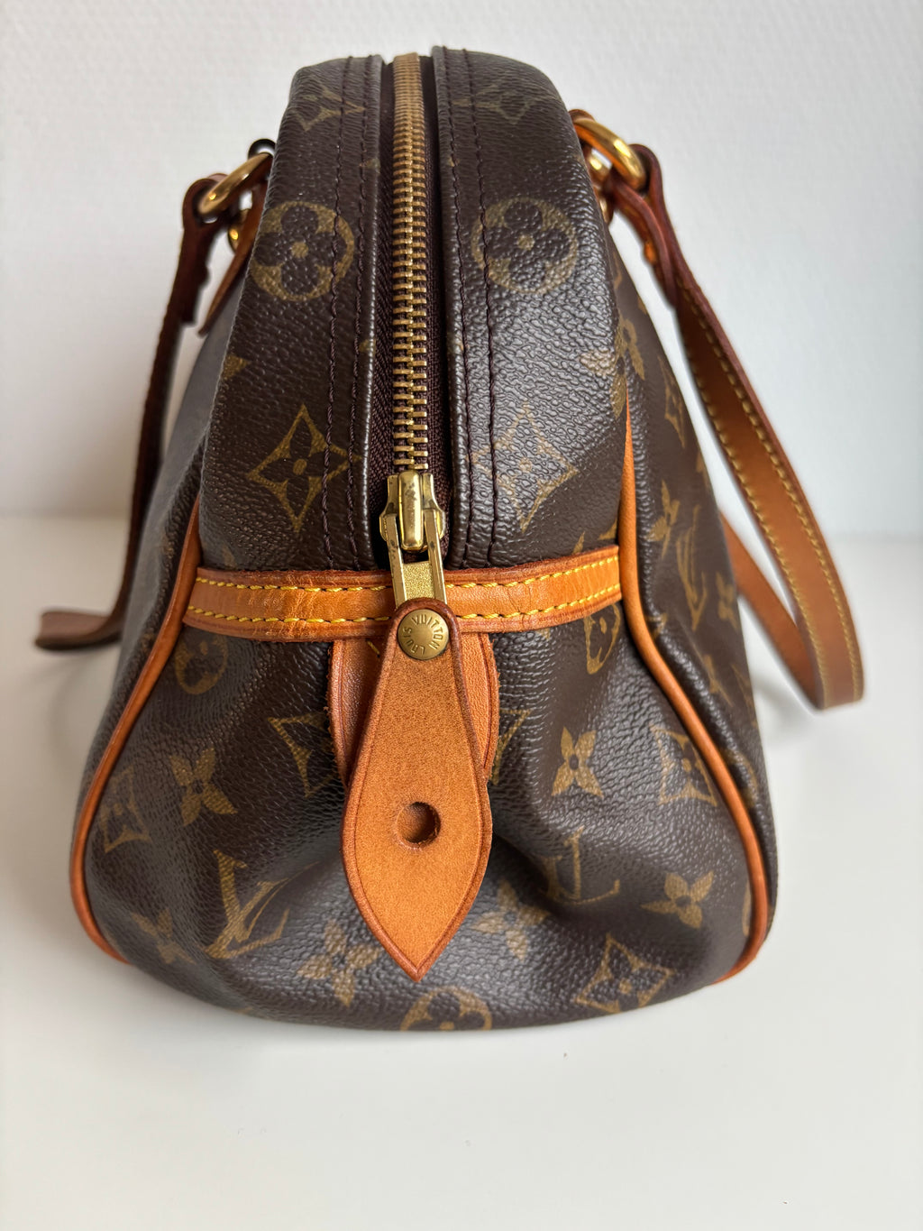 Louis Vuitton Montorgueil PM Monogame Brown Shoulder Bag