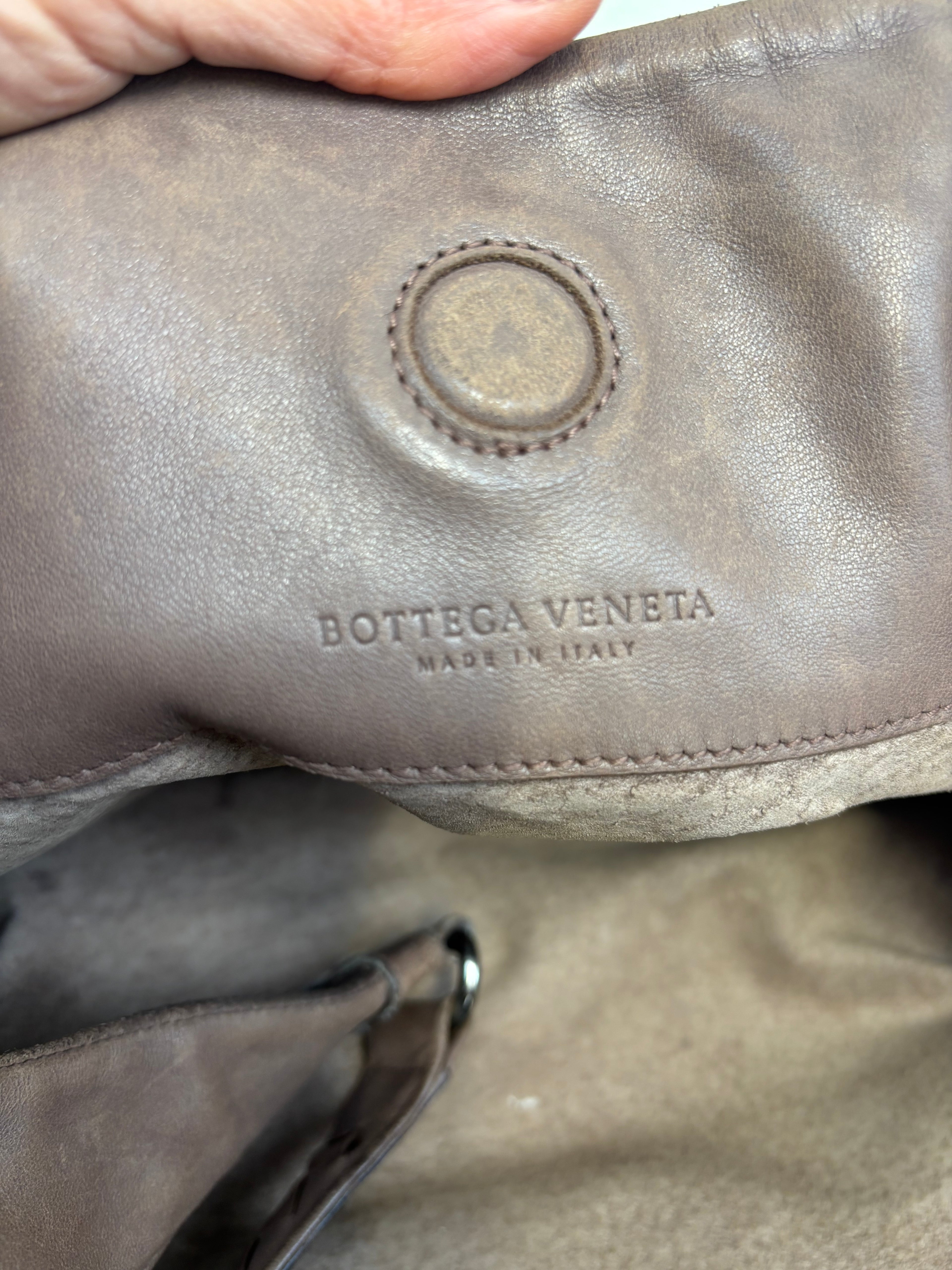 Bottega Veneta Hobo Bag Light Brown Leather