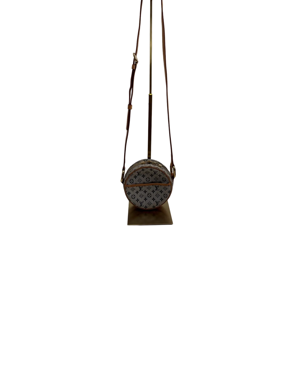 Louis Vuitton Jeanne PM Blue Mini Lin Round Crossbody Bag 2001
