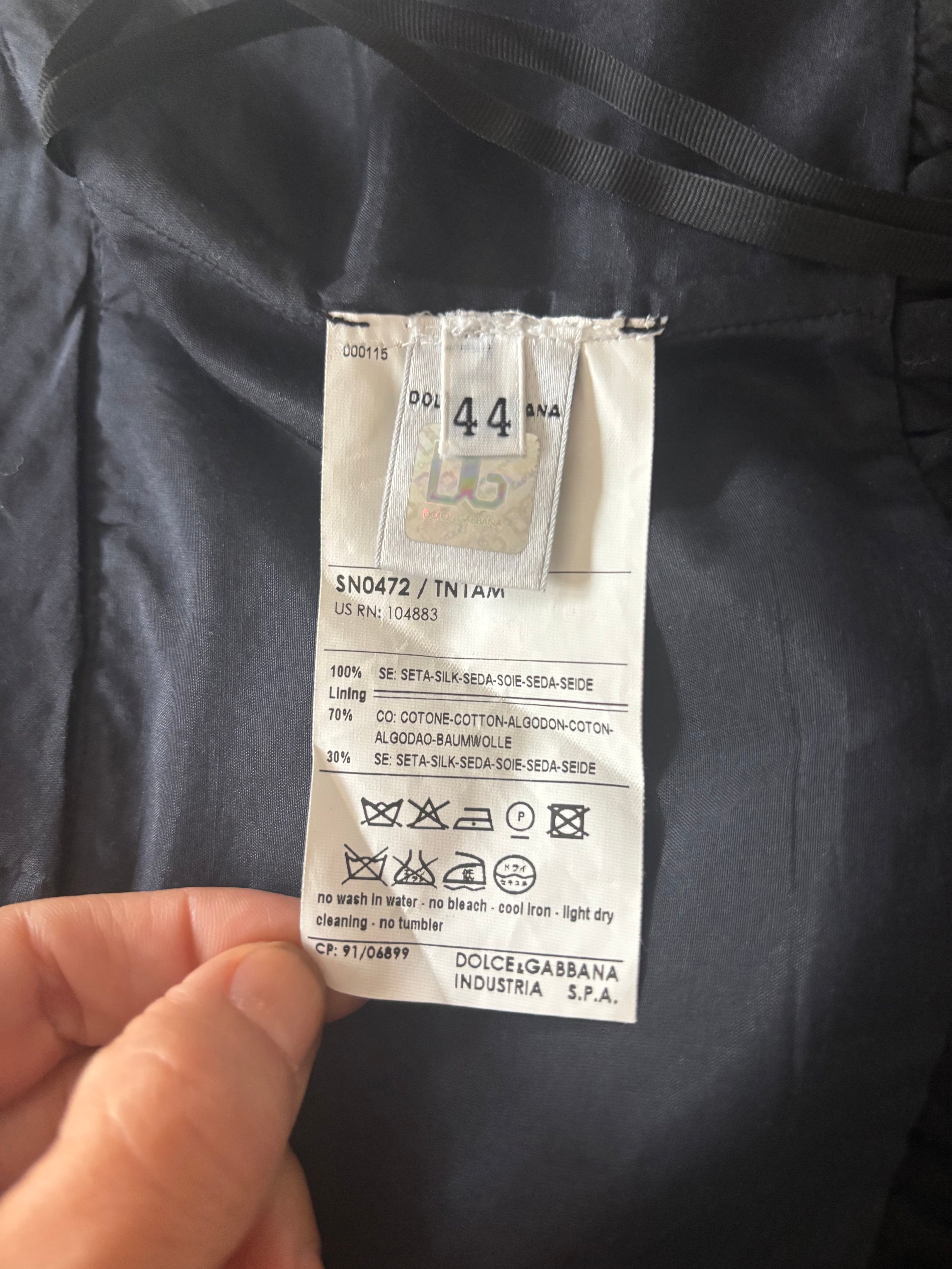 Dolce & Gabbana Tailored Silk Top - Size IT44/ EU M