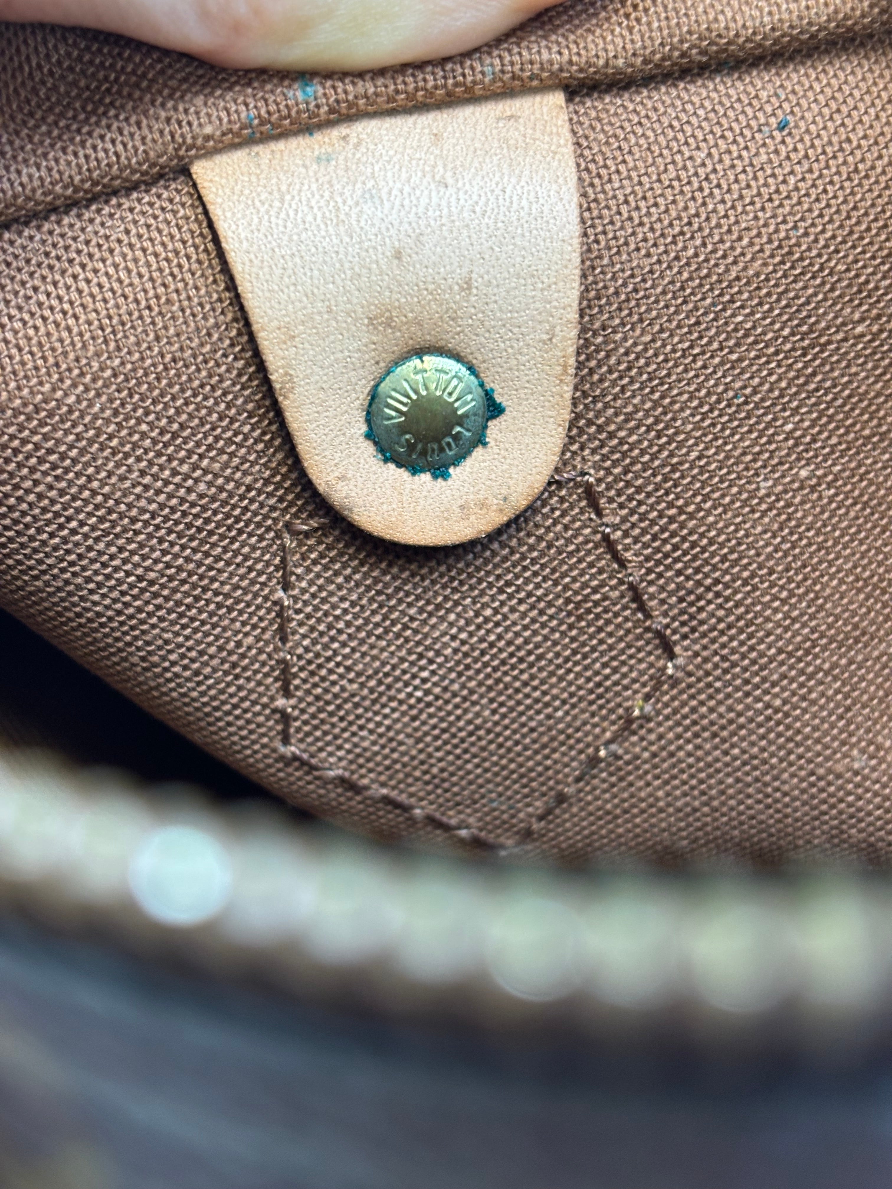 Louis Vuitton Speedy 25 Monogram 1990 Made in France Timeless Vintage Classic