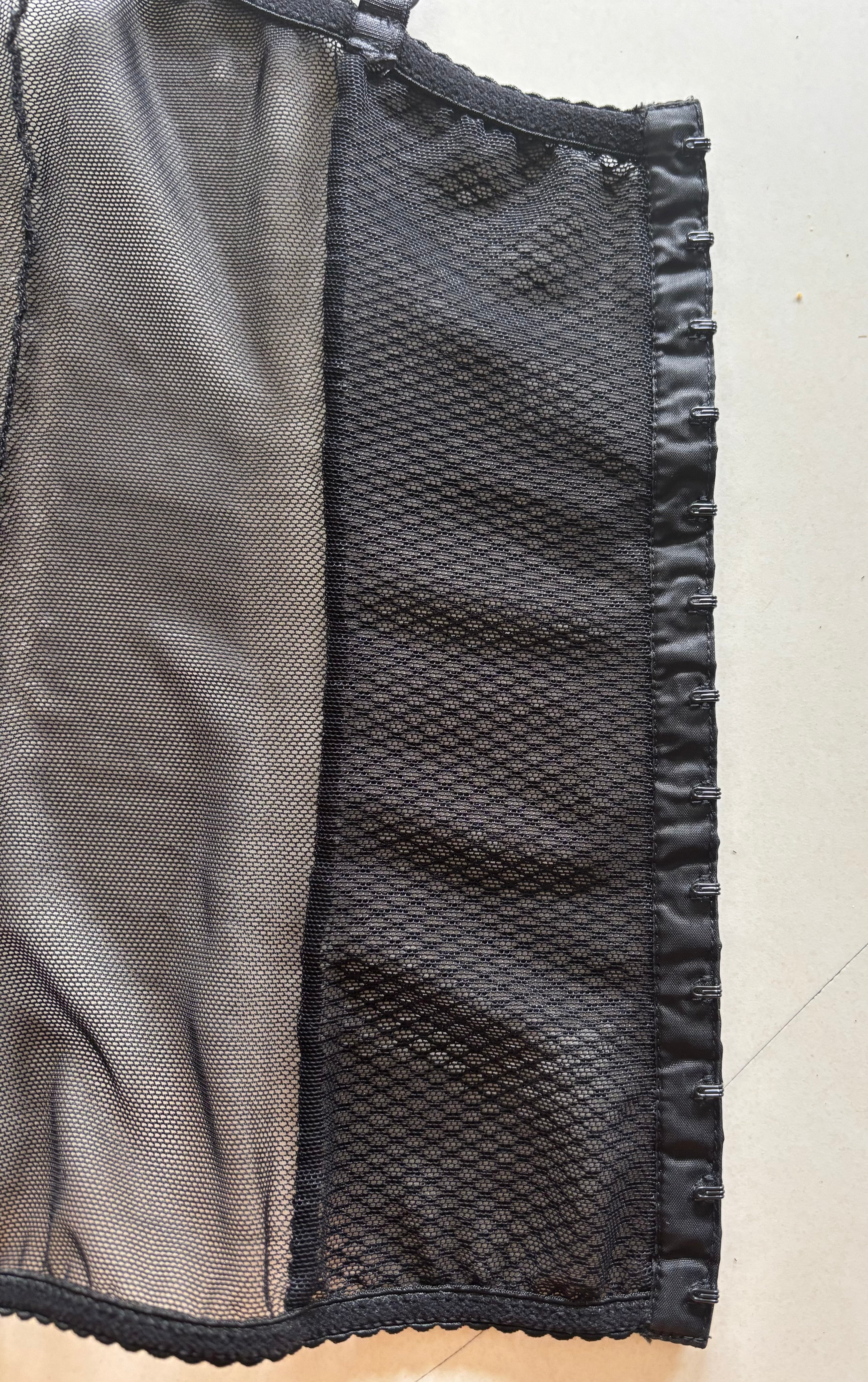 Dolce & Gabbana Black Corset Top – Size EU S (Cup B/C)