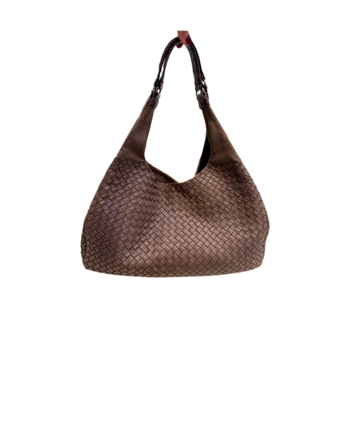 Bottega Veneta Hobo Bag Light Brown Leather