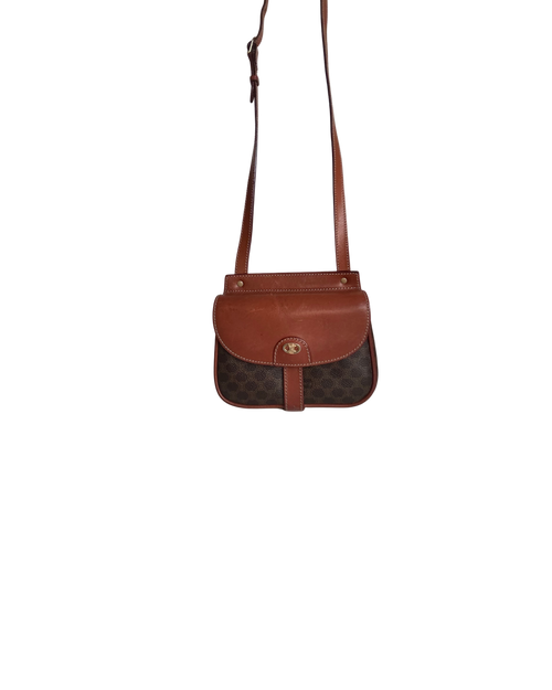 Celine Vintage 90s Brown Crossbody Bag