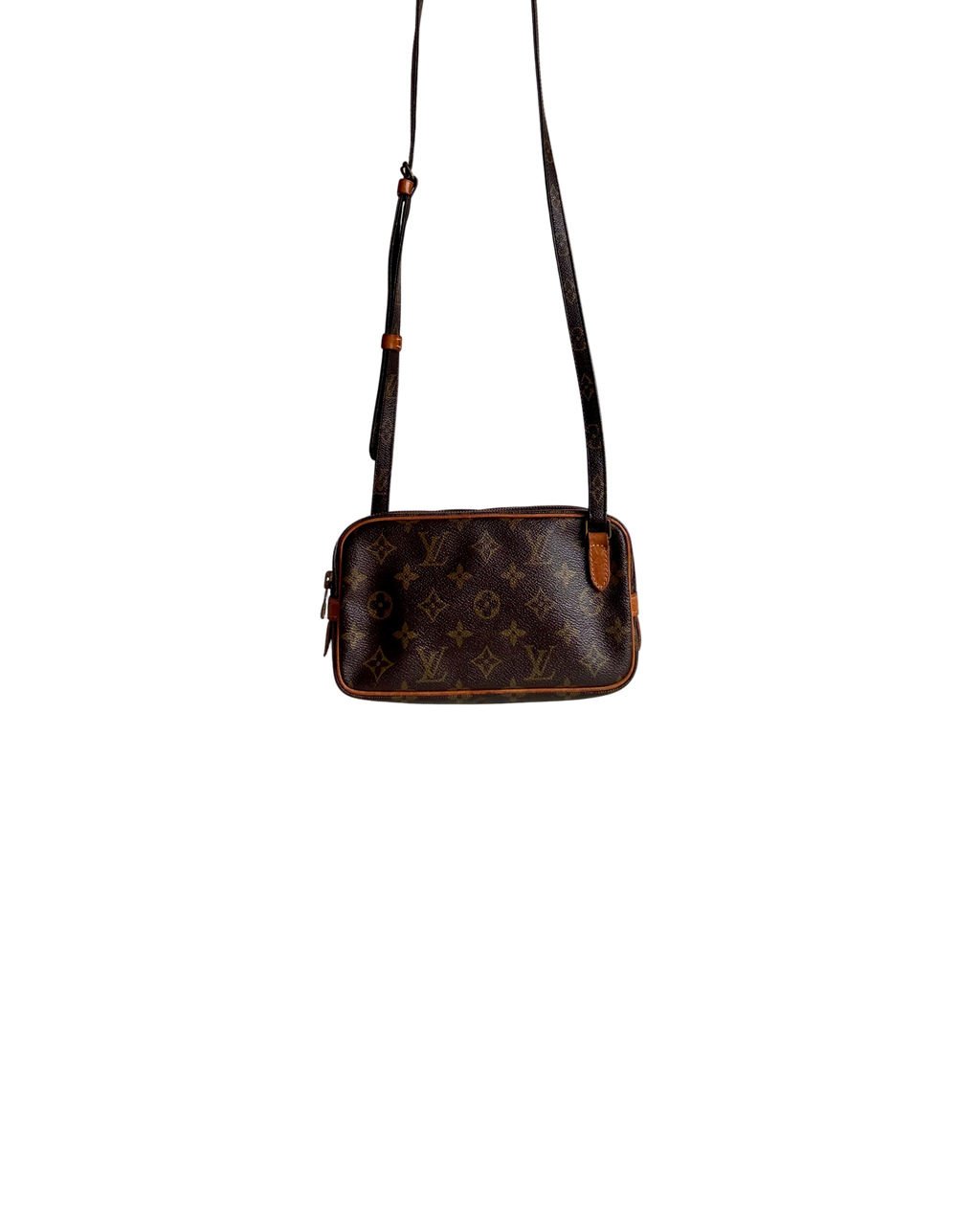 Louis Vuitton Pochette Marly Monogram Vintage 80s Brown Crossbody Bag
