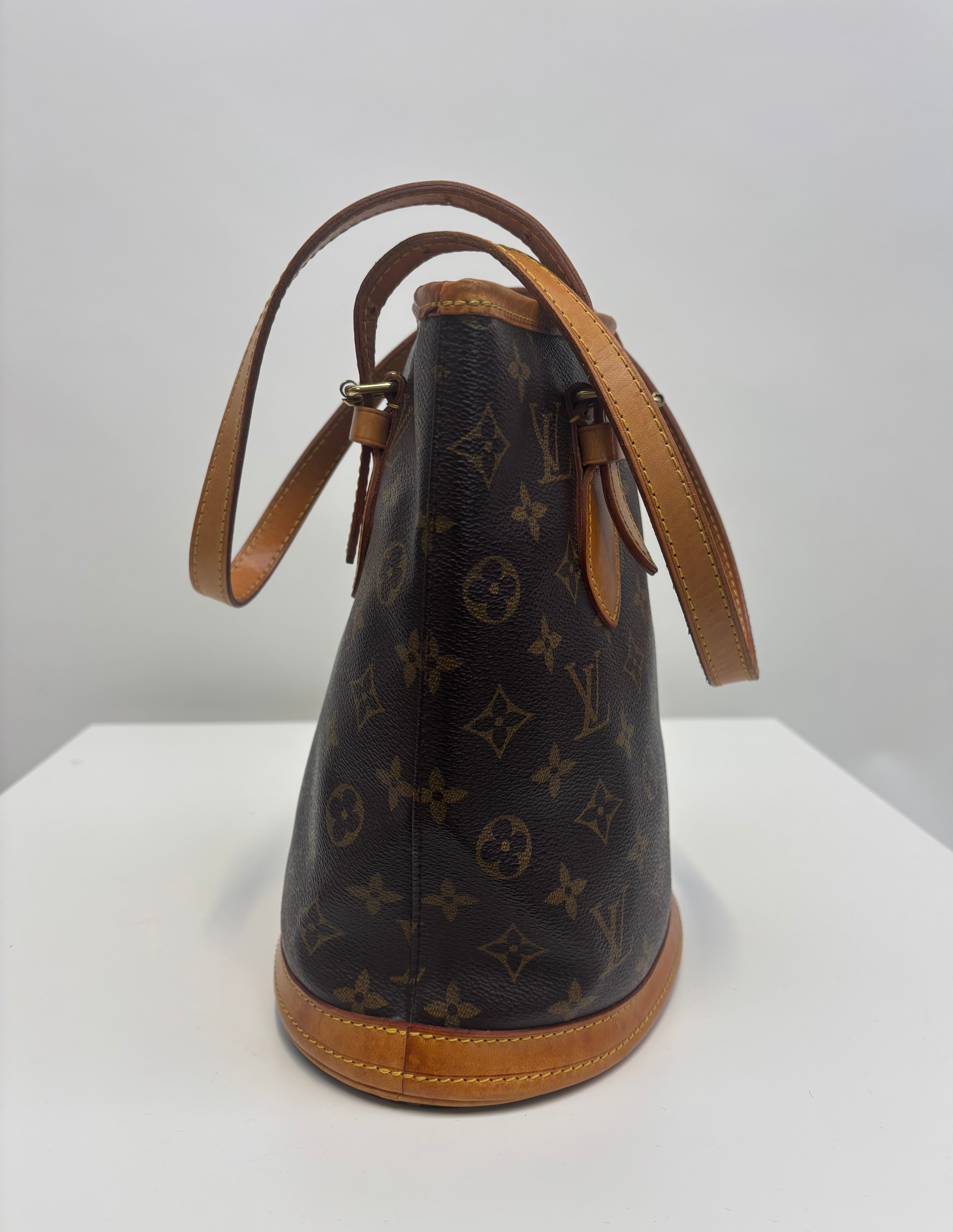 Louis Vuitton Tote Bag Bucket PM Brown Monogram