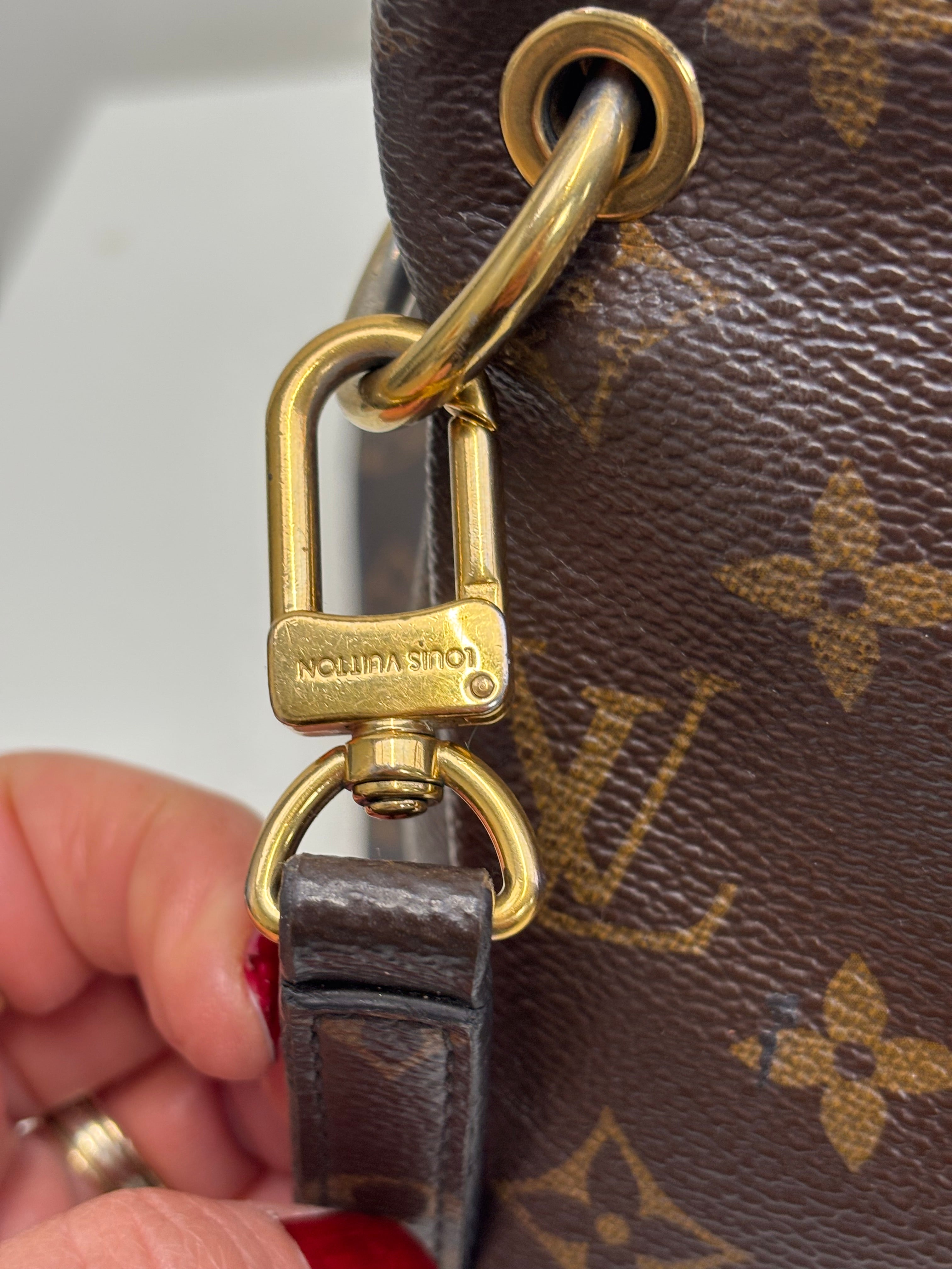 Louis Vuitton Pallas BB Burgundy/ Brown Monogram Crossbody Bag