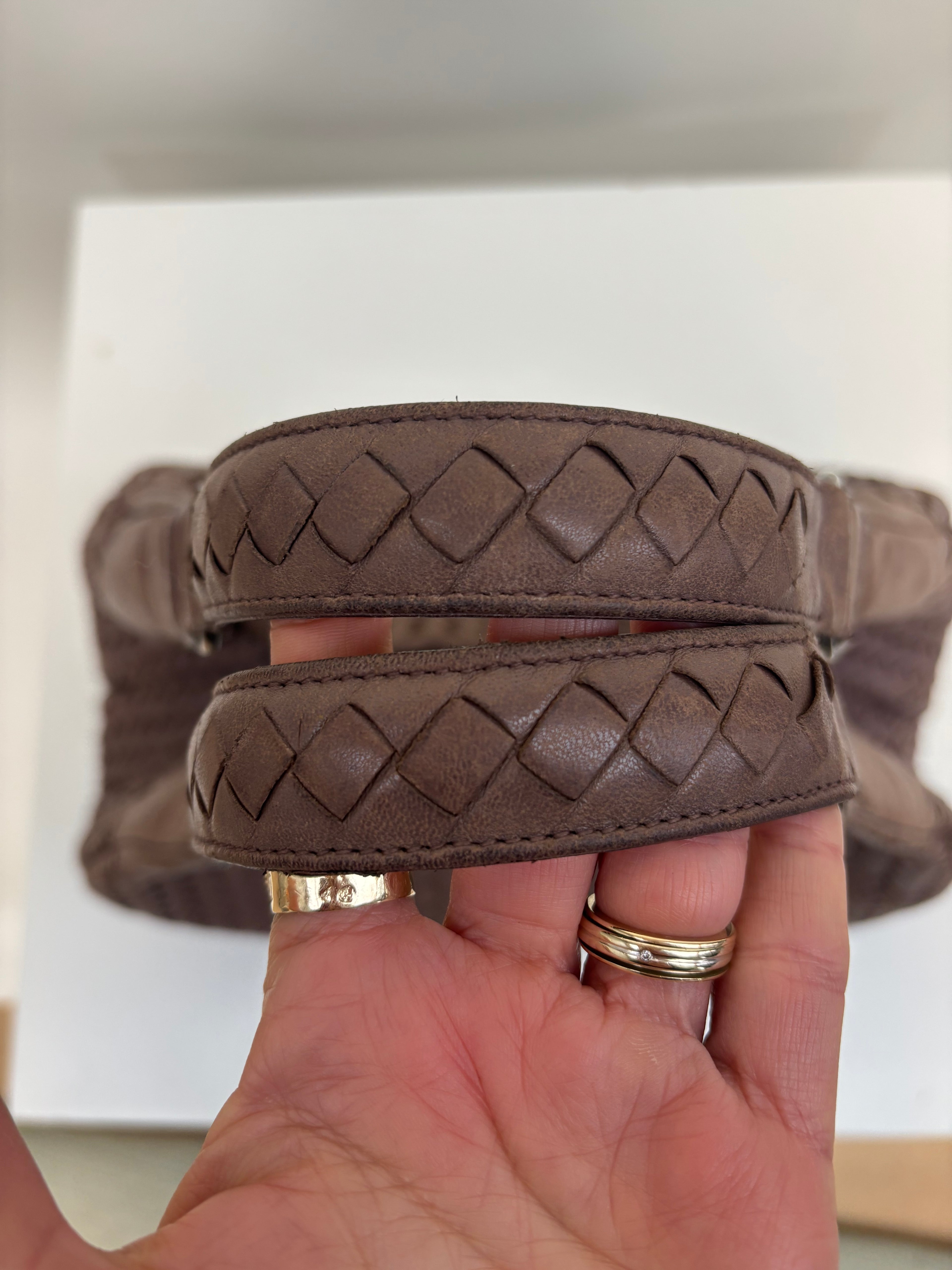 Bottega Veneta Hobo Bag Light Brown Leather