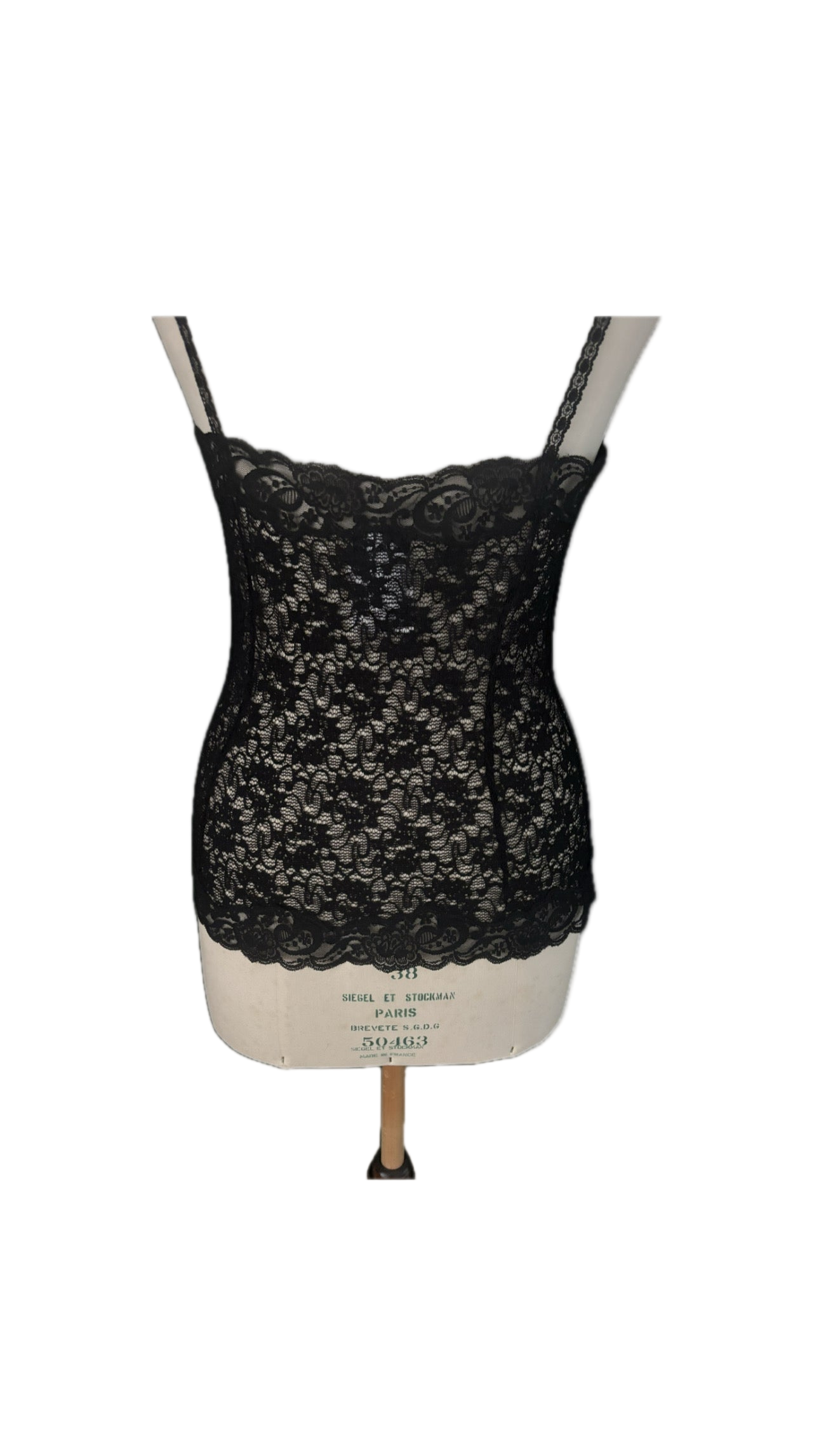 Dolce & Gabbana Vintage 90s Black Lace Top – Size IT 42 (EU M)