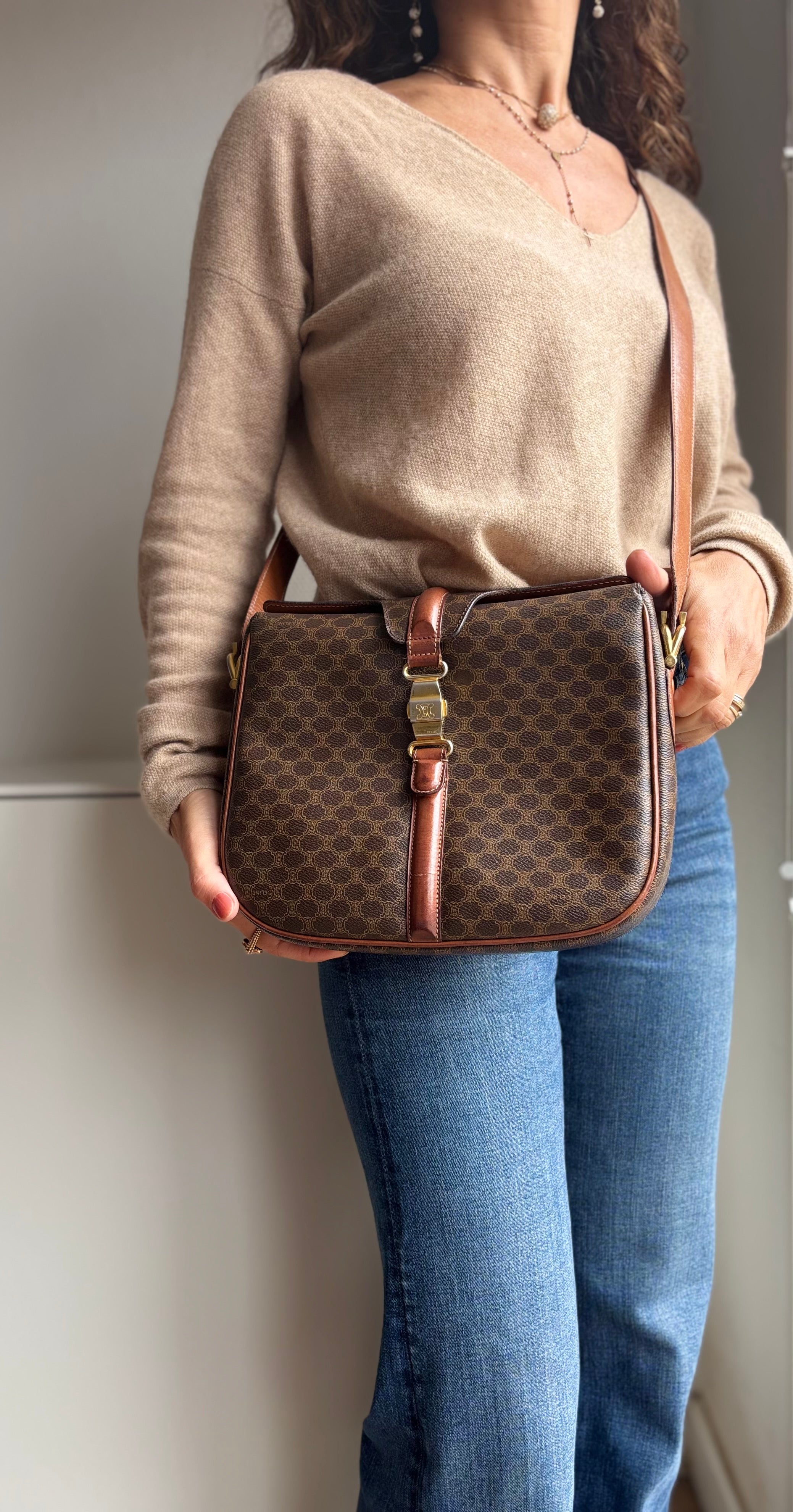 Celine Vintage 90s Brown Crossbodybag
