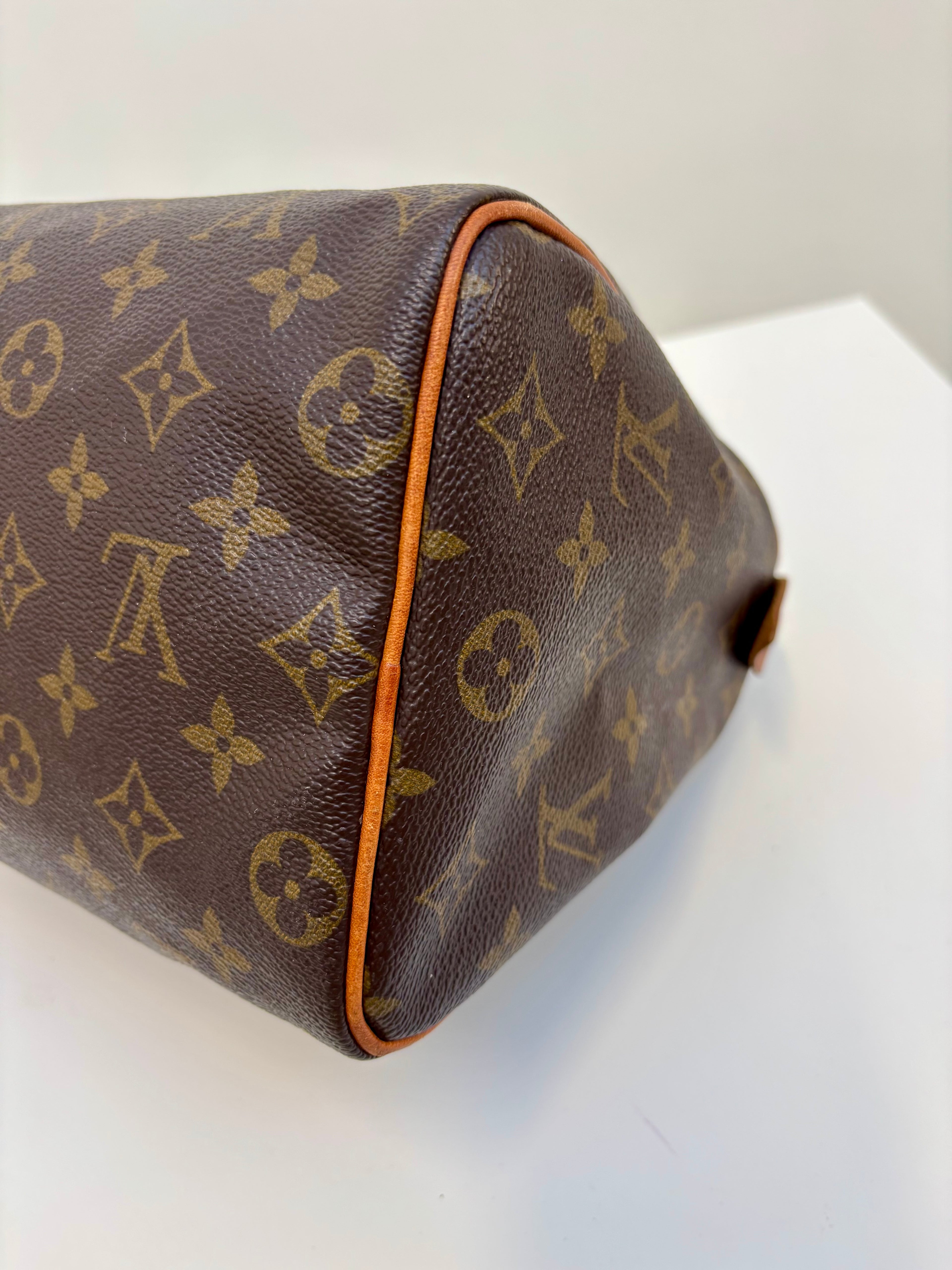 Louis Vuitton Speedy 25 Monogram 1990 Made in France Timeless Vintage Classic