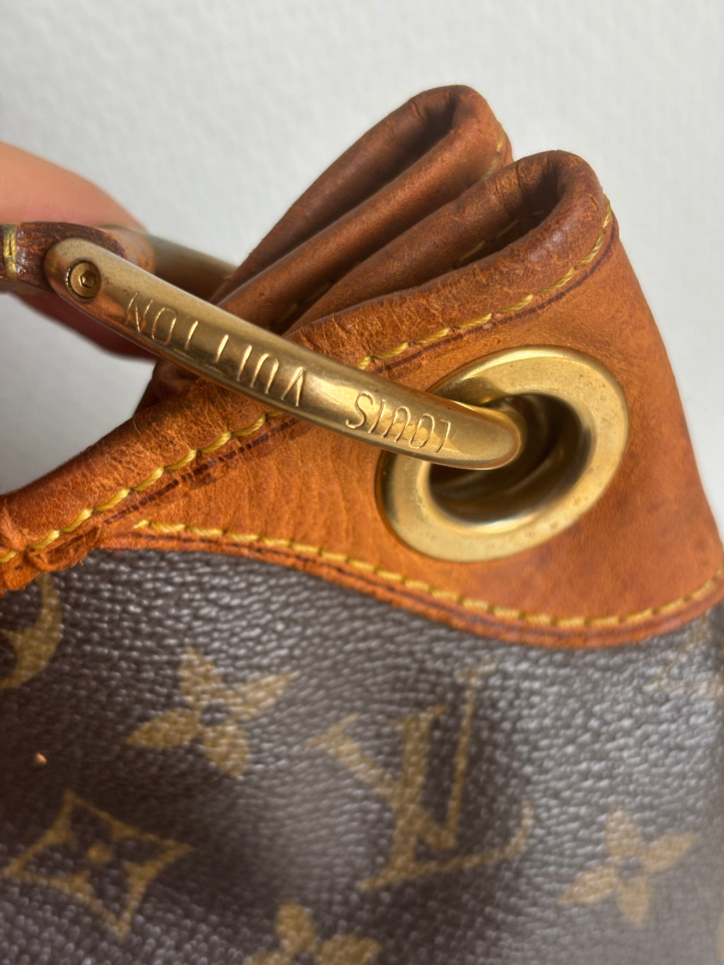 Louis Vuitton Galliera Monogram PM Brown Shoulder Bag