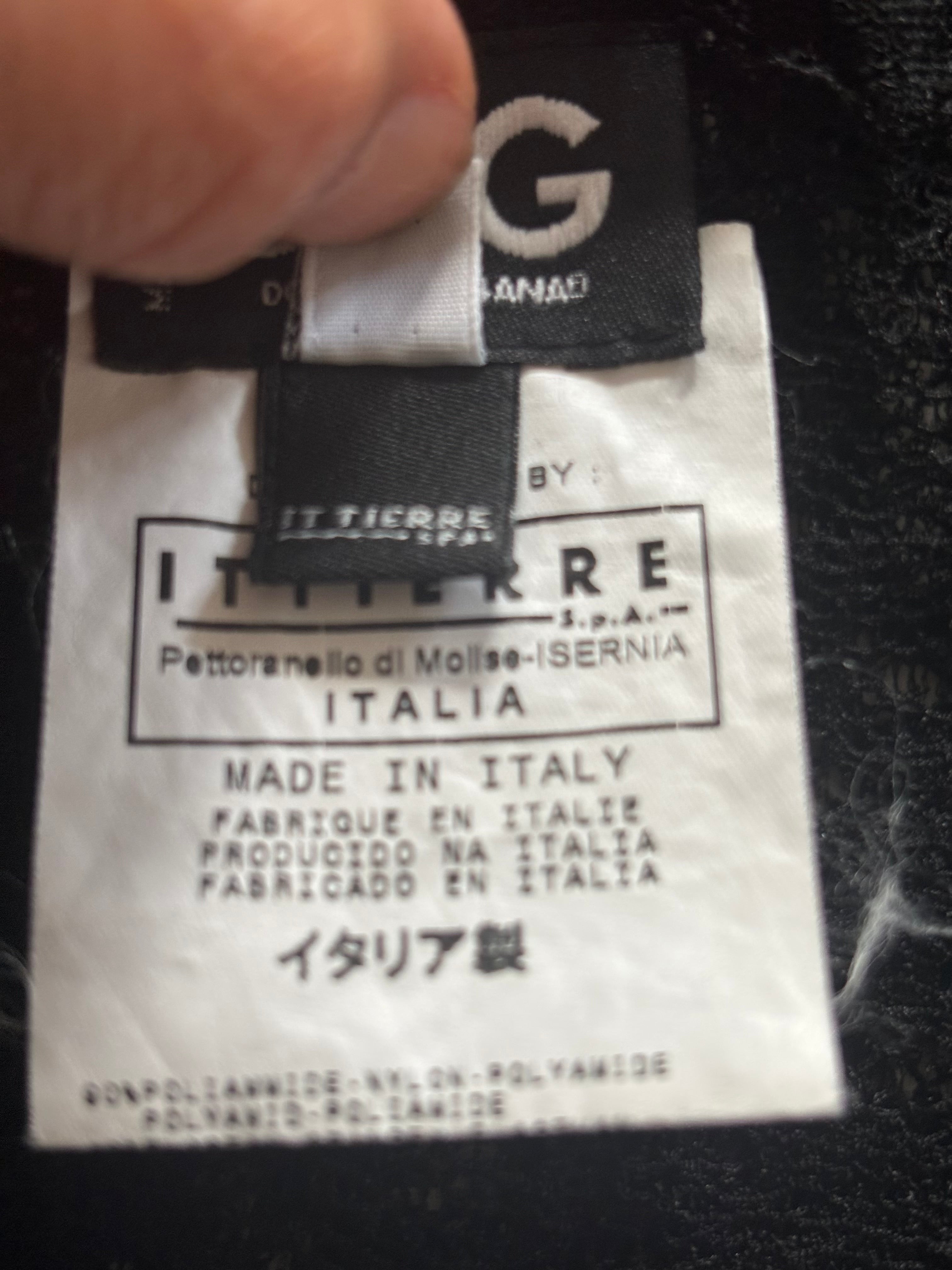 Dolce & Gabbana Vintage 90s Black Lace Top – Size IT 42 (EU M)