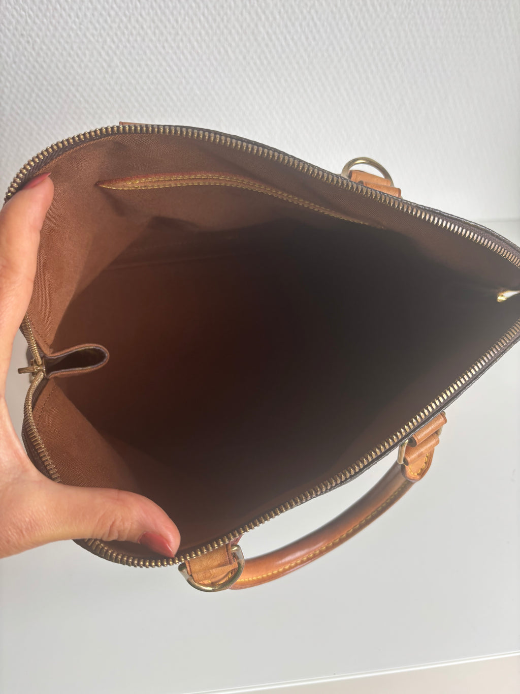 Louis Vuitton Alma PM Monogram Vintage 90s Brown Handbag