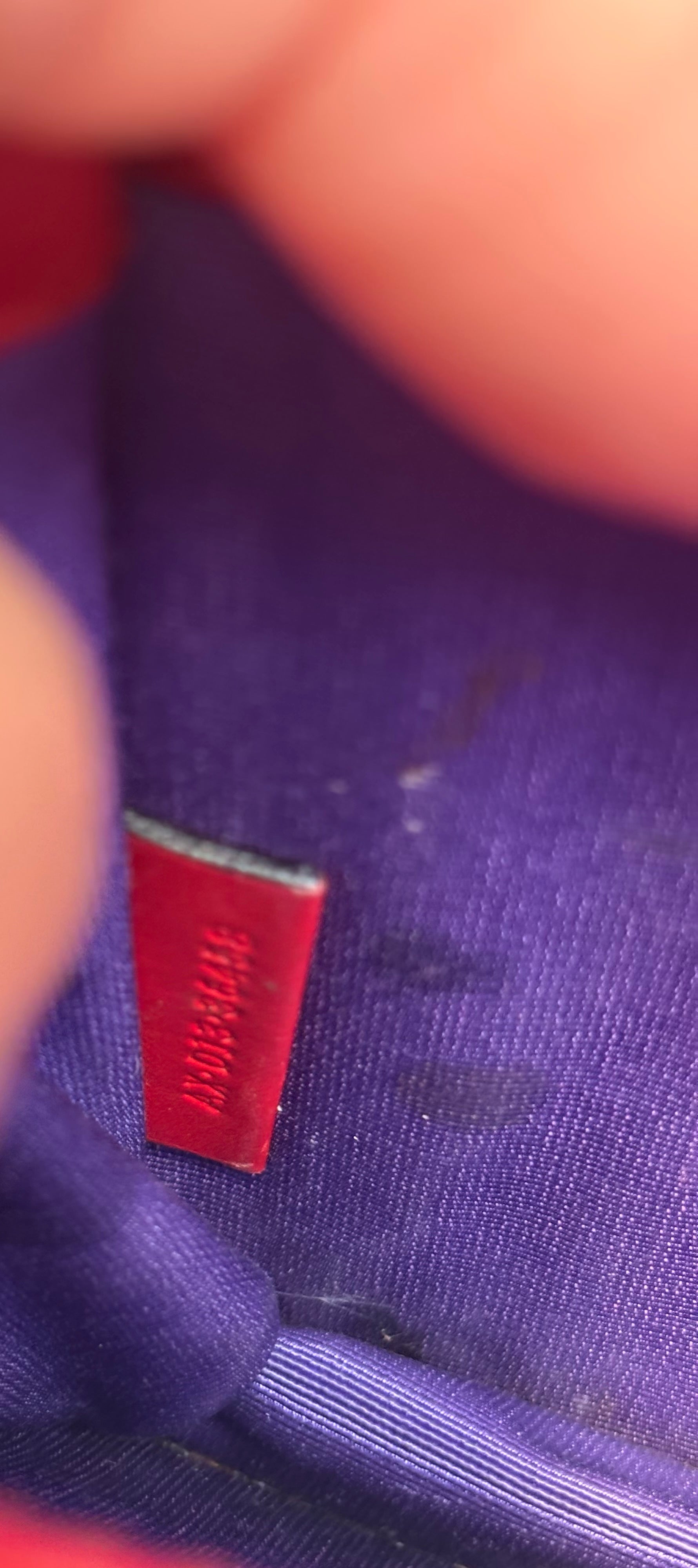 Bvlgari Serpenti Shoulder Bag Red Leather with Gold Strap