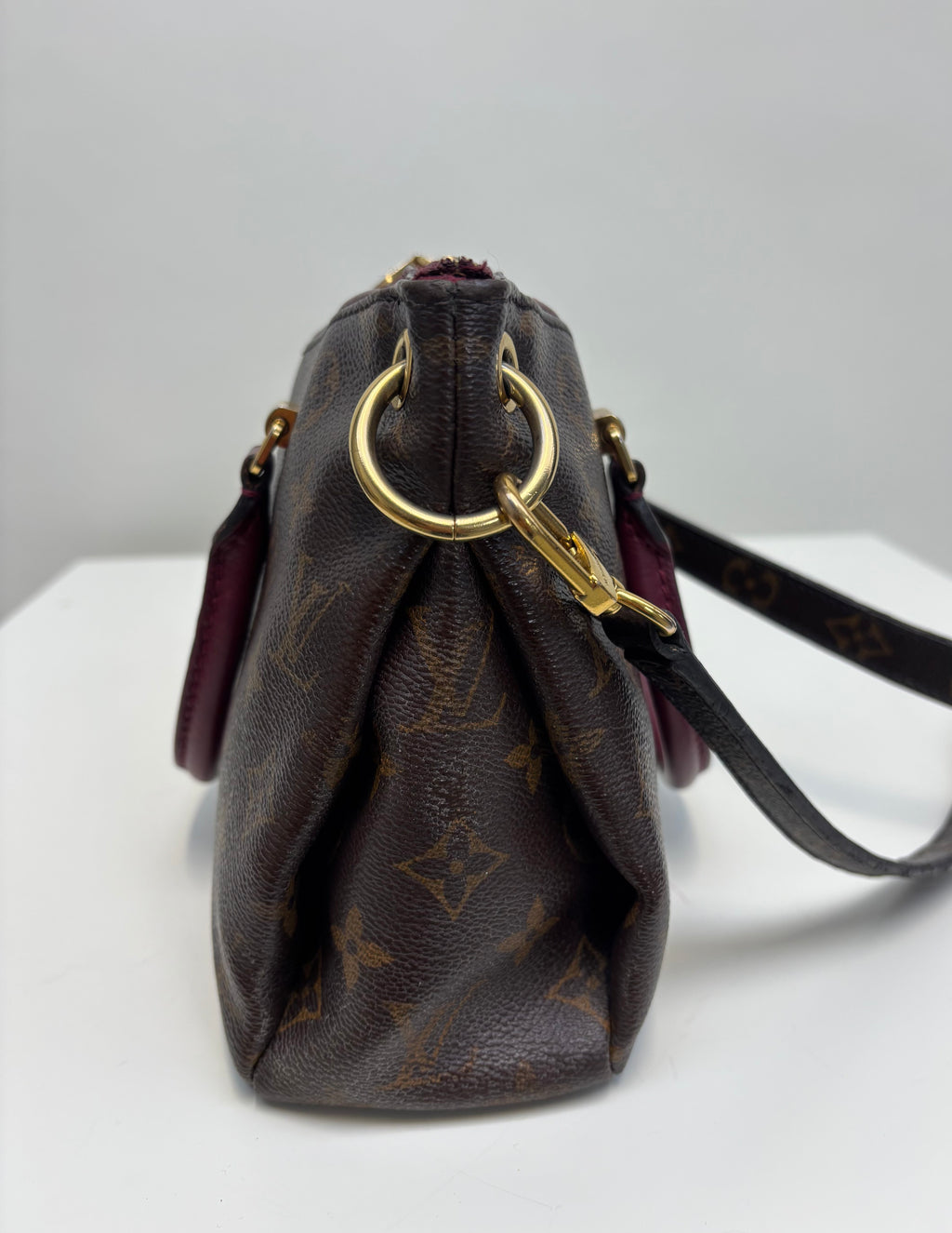 Louis Vuitton Pallas BB Burgundy/ Brown Monogram Crossbody Bag