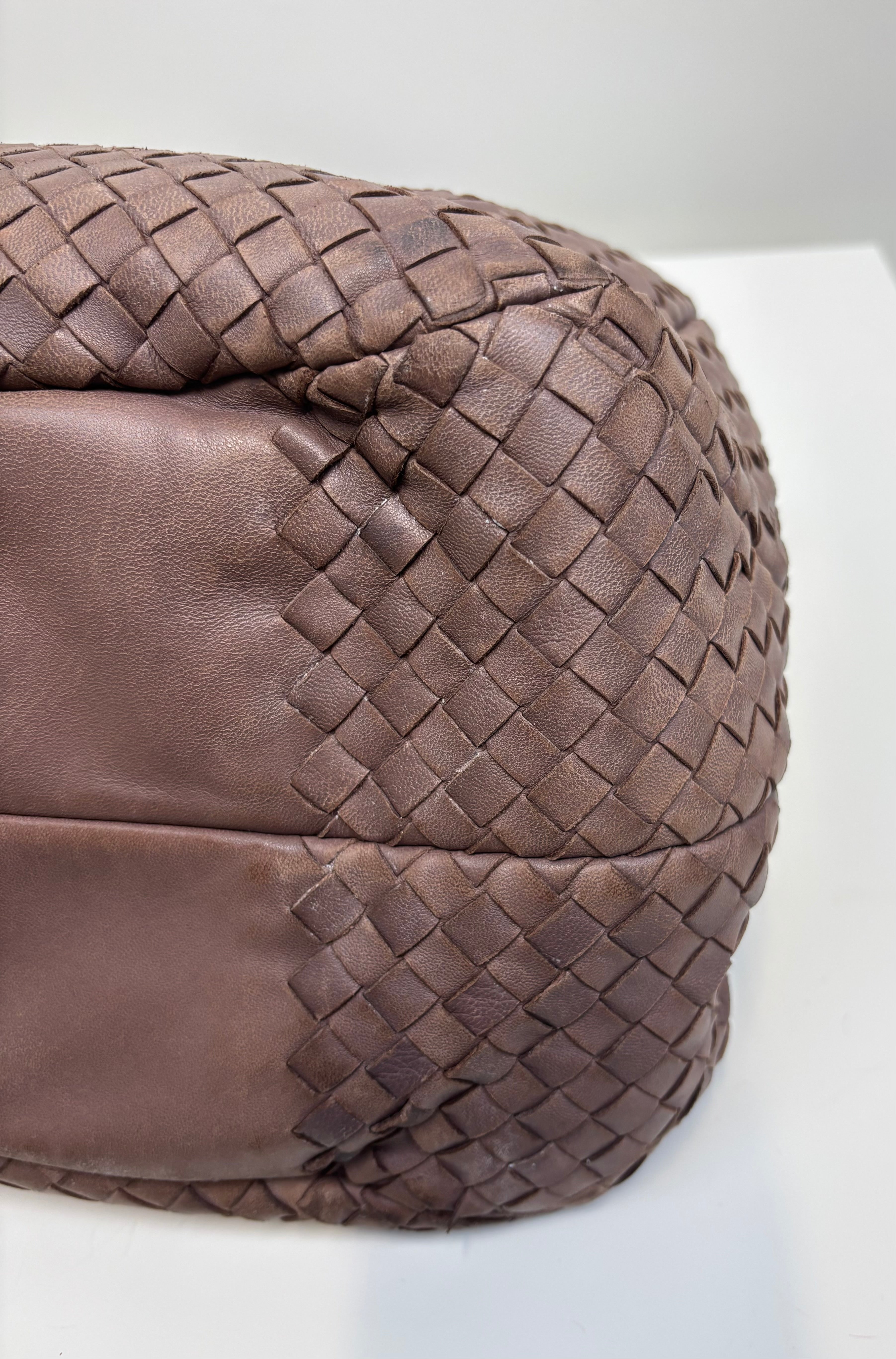 Bottega Veneta Hobo Bag Light Brown Leather