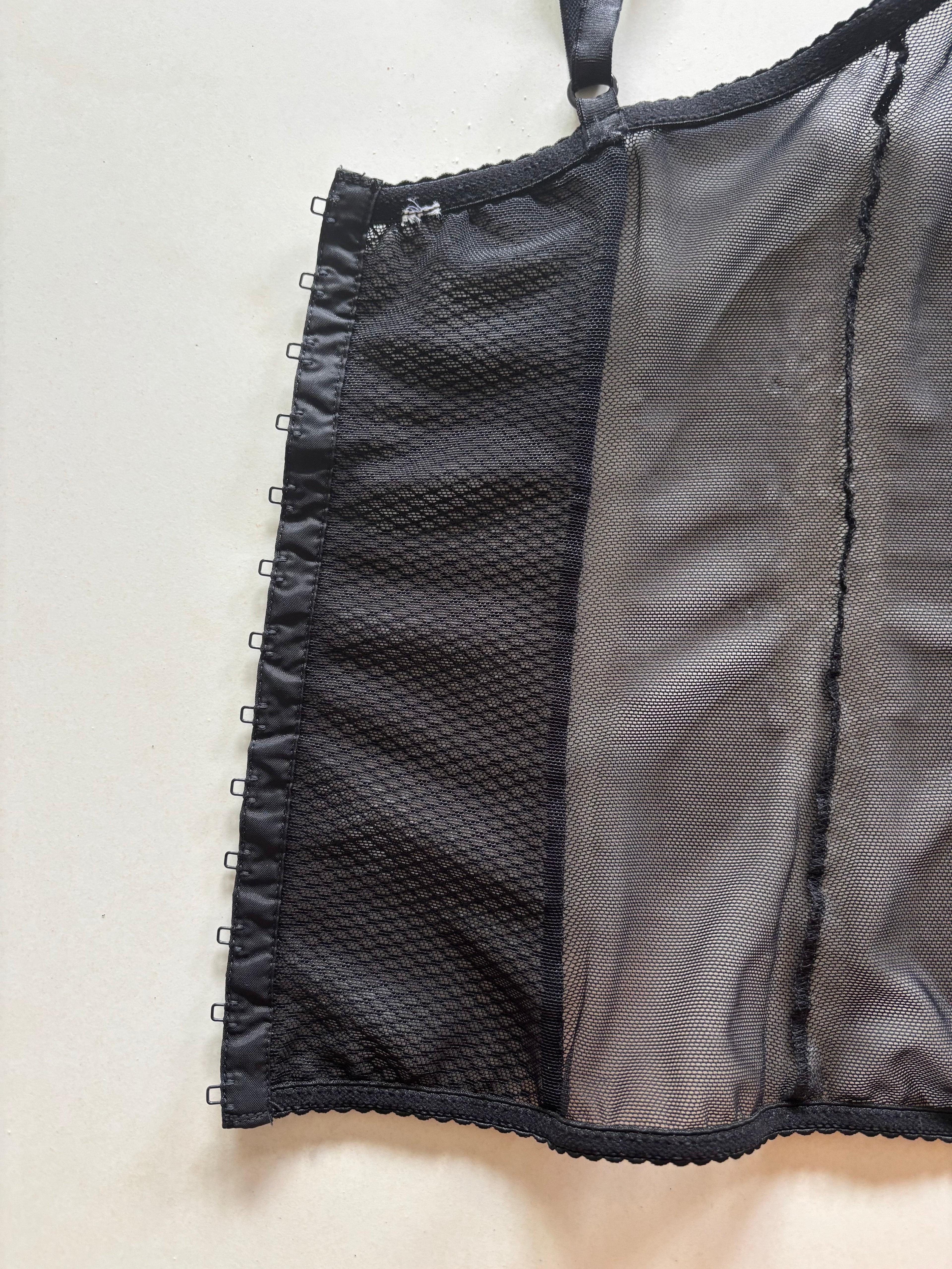 Dolce & Gabbana Black Corset Top – Size EU S (Cup B/C)