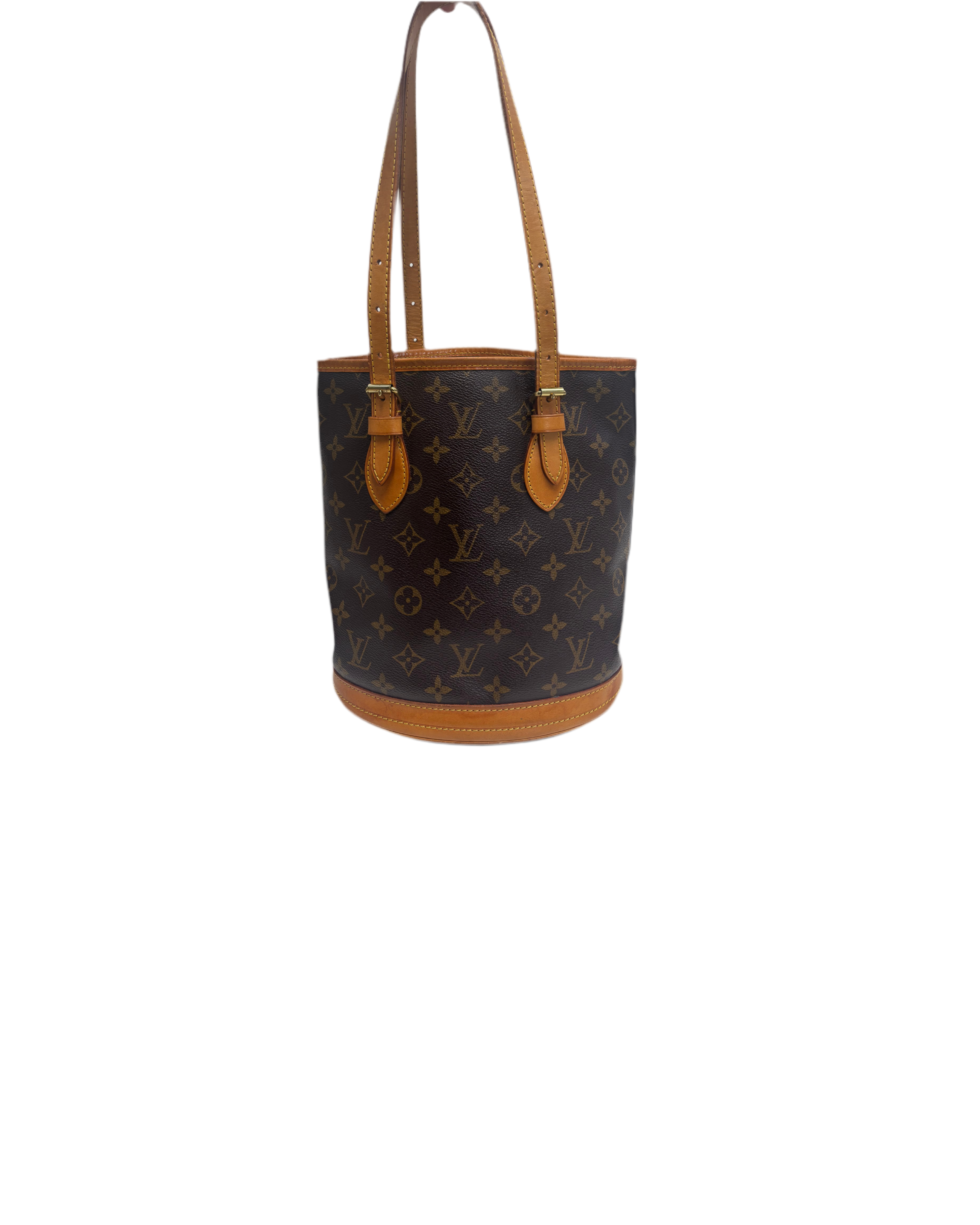 Louis Vuitton Tote Bag Bucket PM Brown Monogram