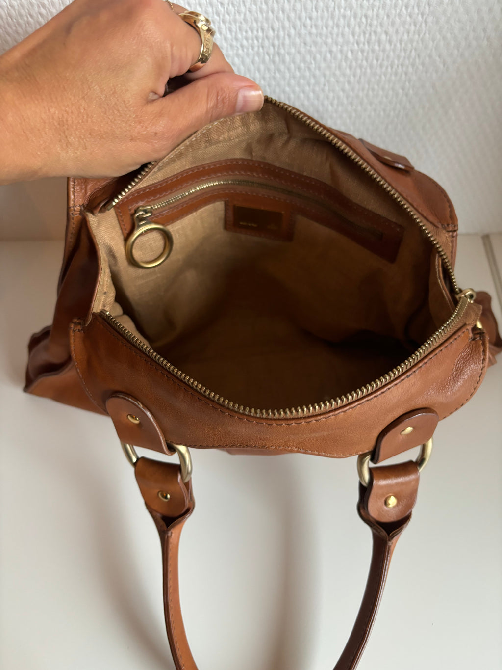 Fendi Vintage 90’s Brown Leather Handbag