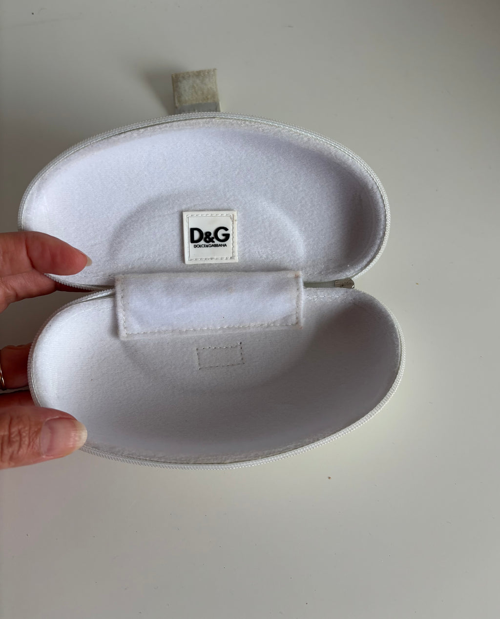 Dolce & Gabbana White Vintage Sunglasses – Iconic 90s Design