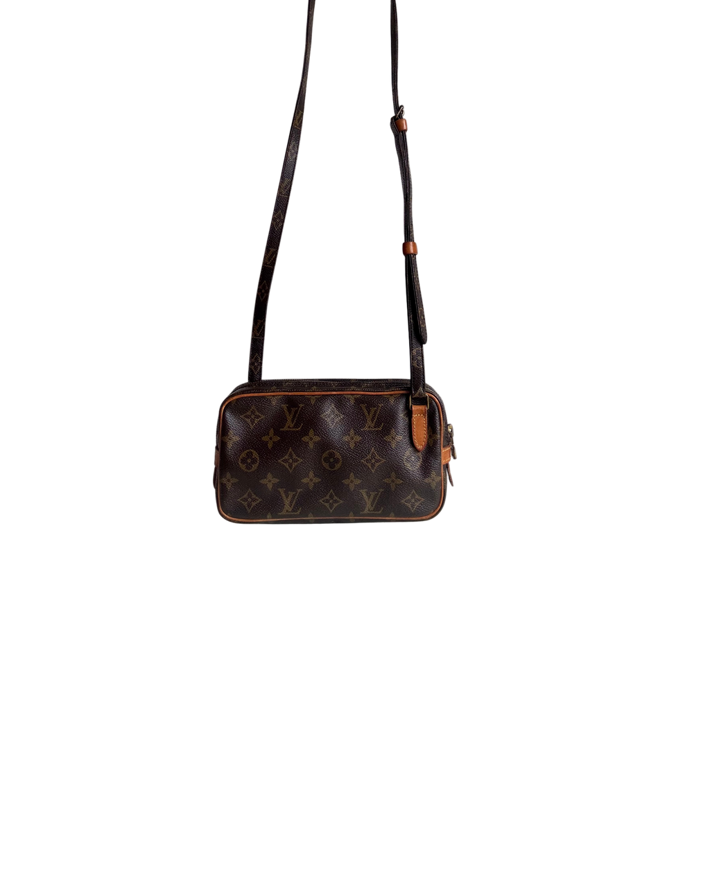 Louis Vuitton Pochette Marly Monogram Vintage 80s Brown Crossbody Bag