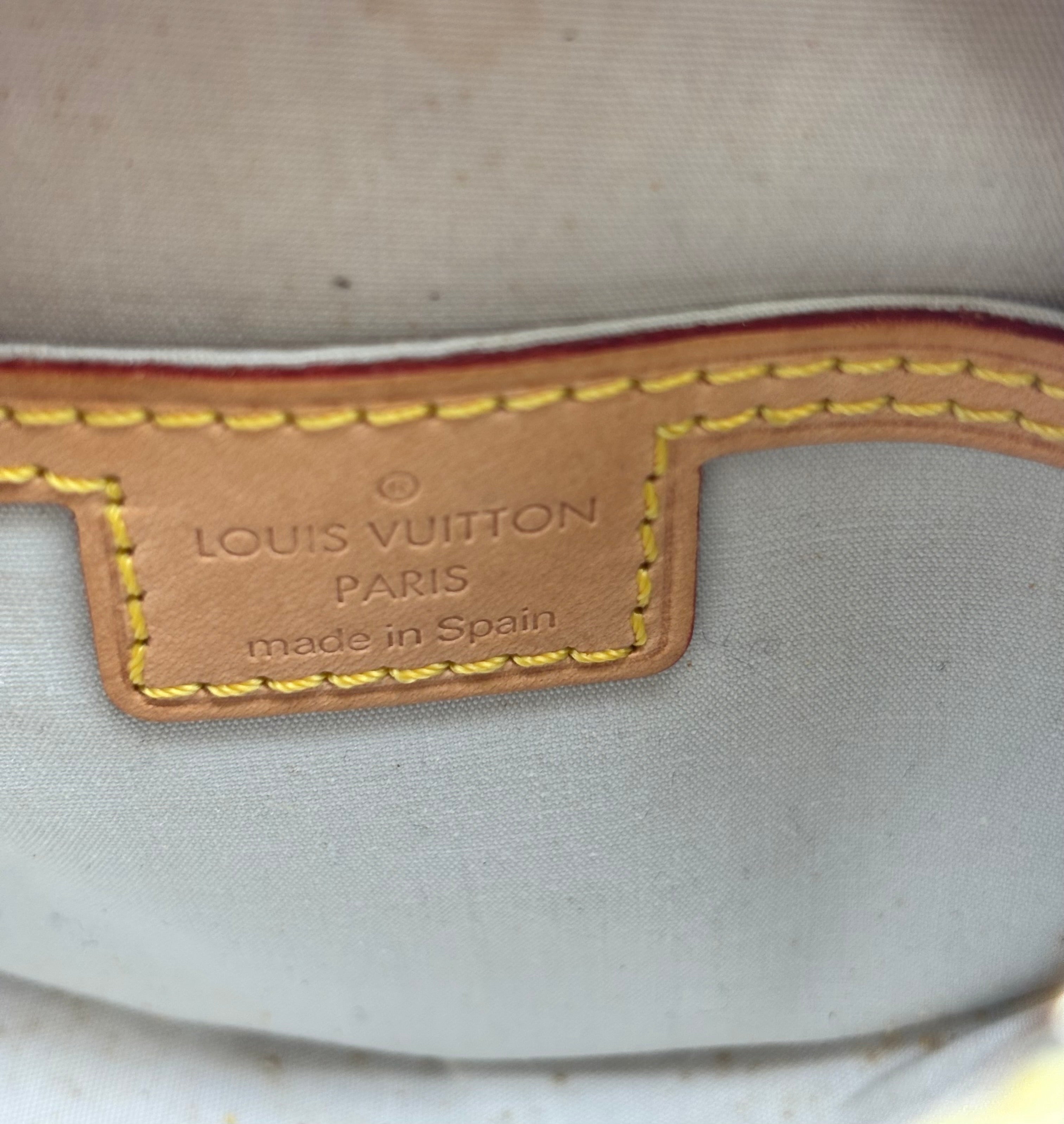 Louis Vuitton Jeanne PM Blue Mini Lin Round Crossbody Bag 2001