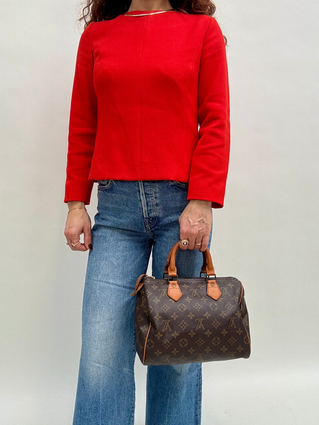 Louis Vuitton Speedy 25 Monogram 1990 Made in France Timeless Vintage Classic