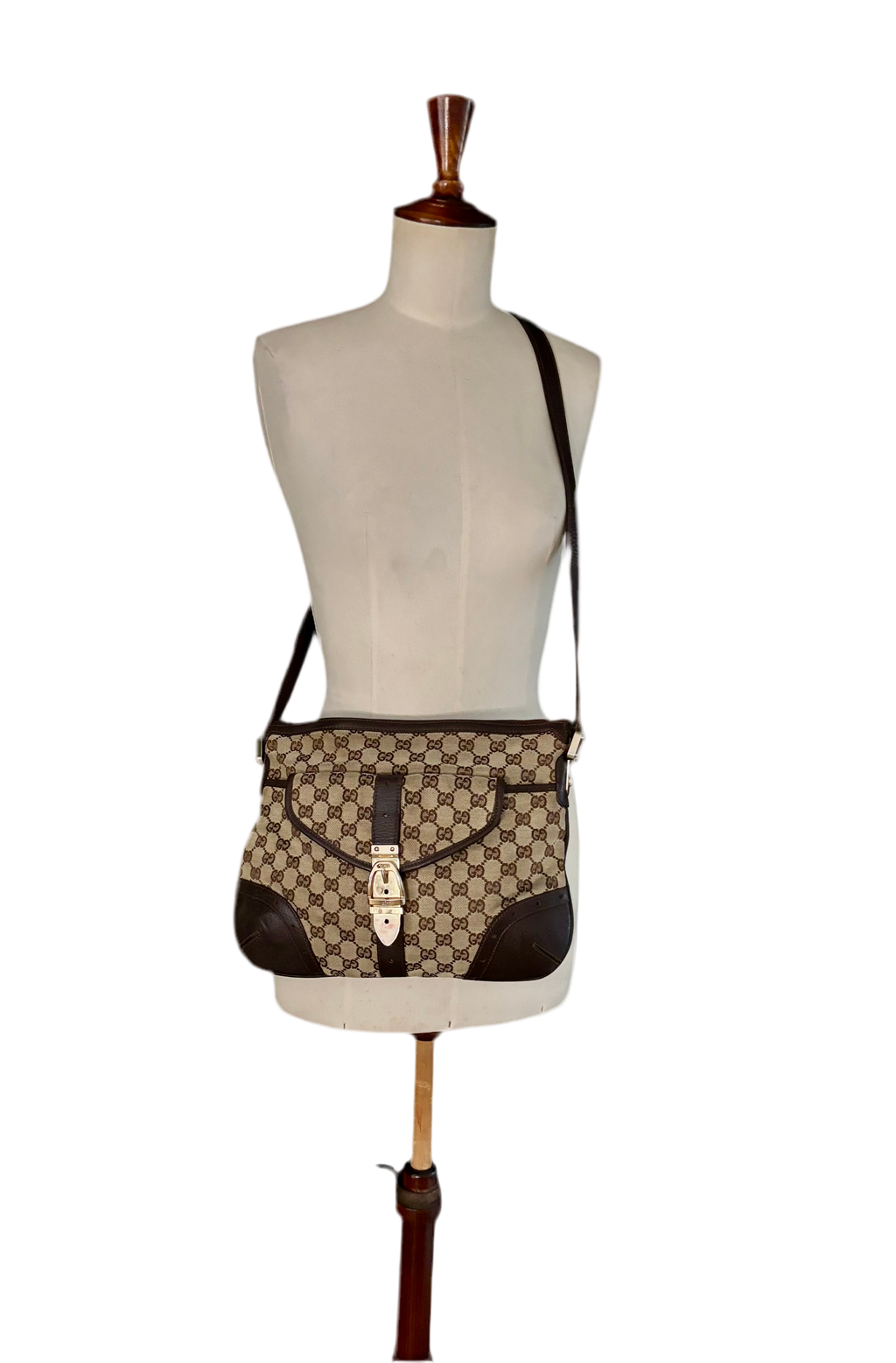 Gucci Vintage 90s Brown Crossbodybag