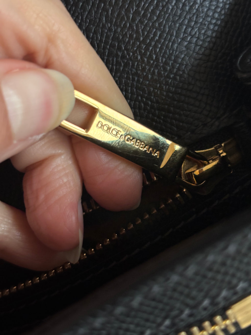 Dolce & Gabbana Vintage 90s Sicily Black Leather Handbag