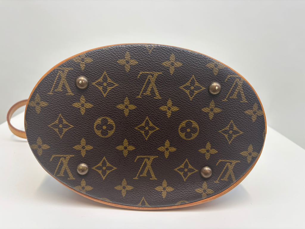 Louis Vuitton Tote Bag Bucket PM Brown Monogram