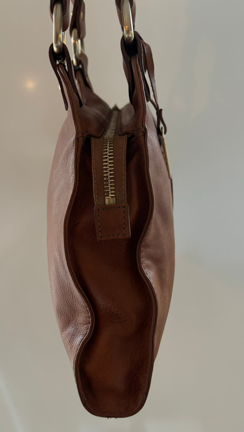 Fendi Vintage 90’s Brown Leather Handbag