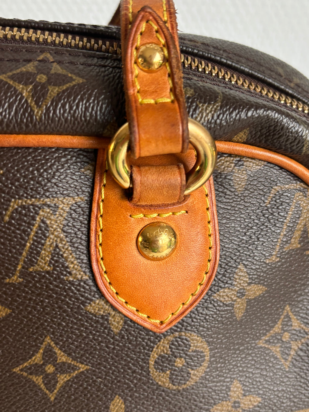 Louis Vuitton Montorgueil PM Monogame Brown Shoulder Bag
