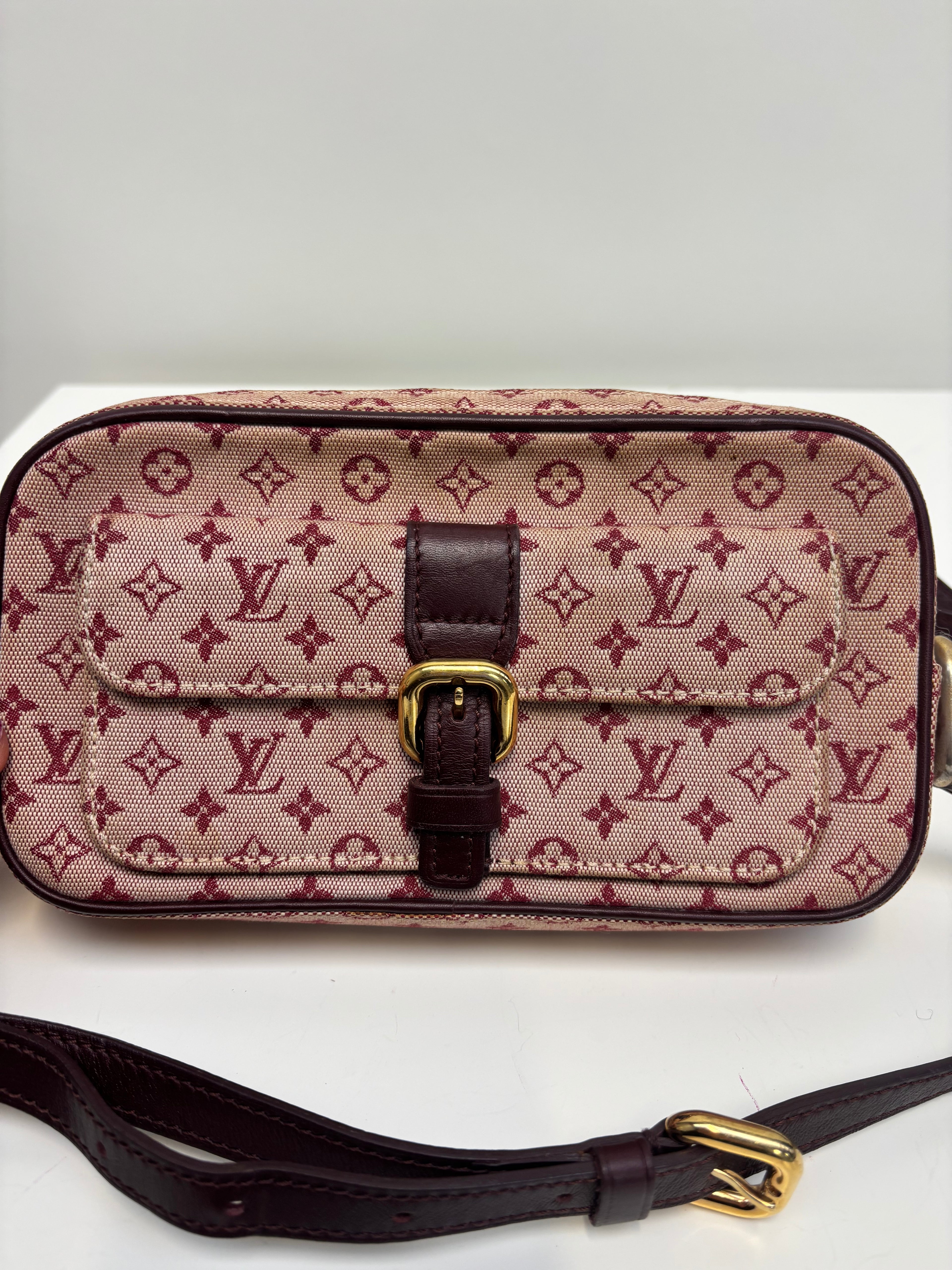 Louis Vuitton Juliette MM Bordeaux Monogram Crossbody Bag