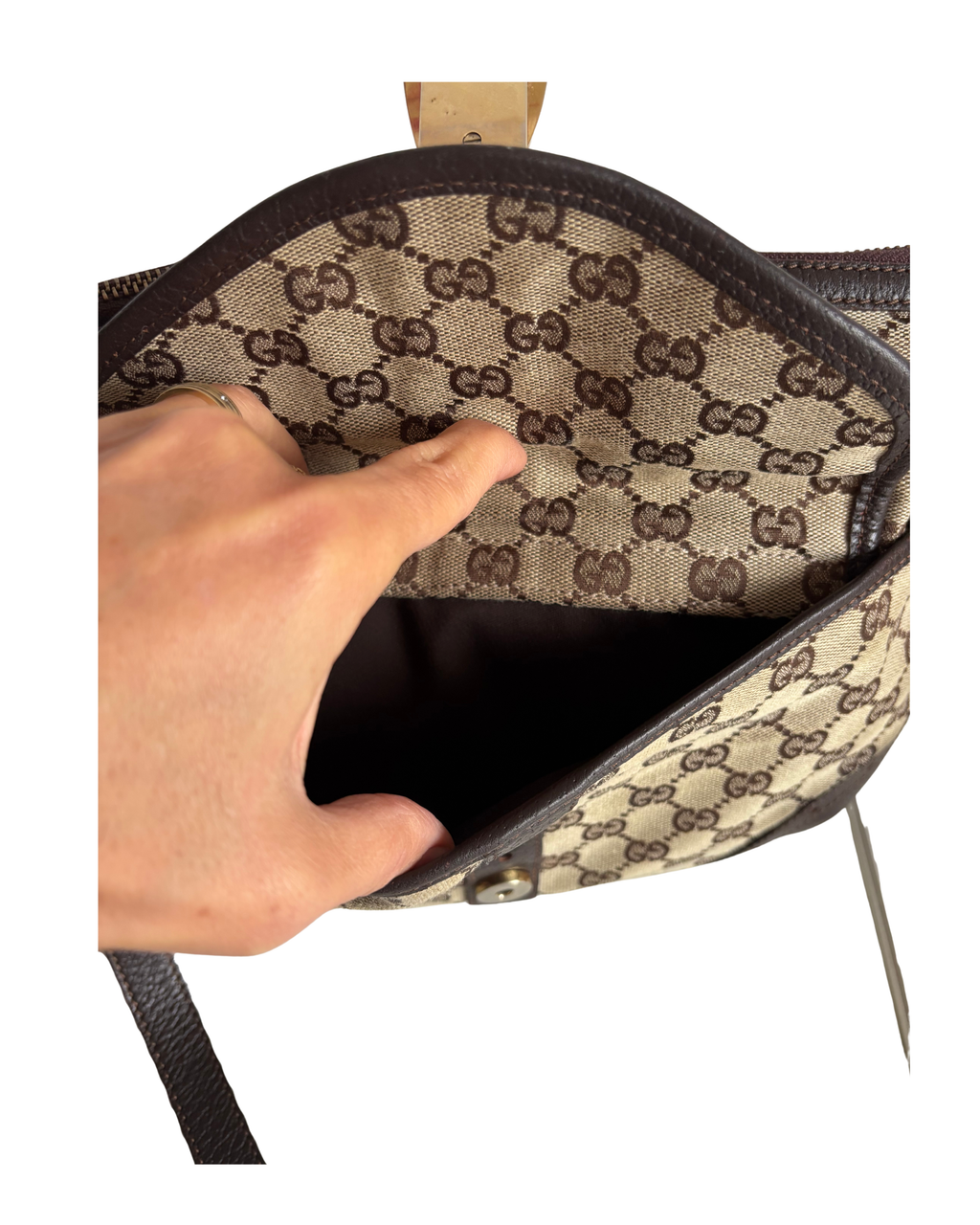 Gucci Vintage 90s Brown Crossbodybag