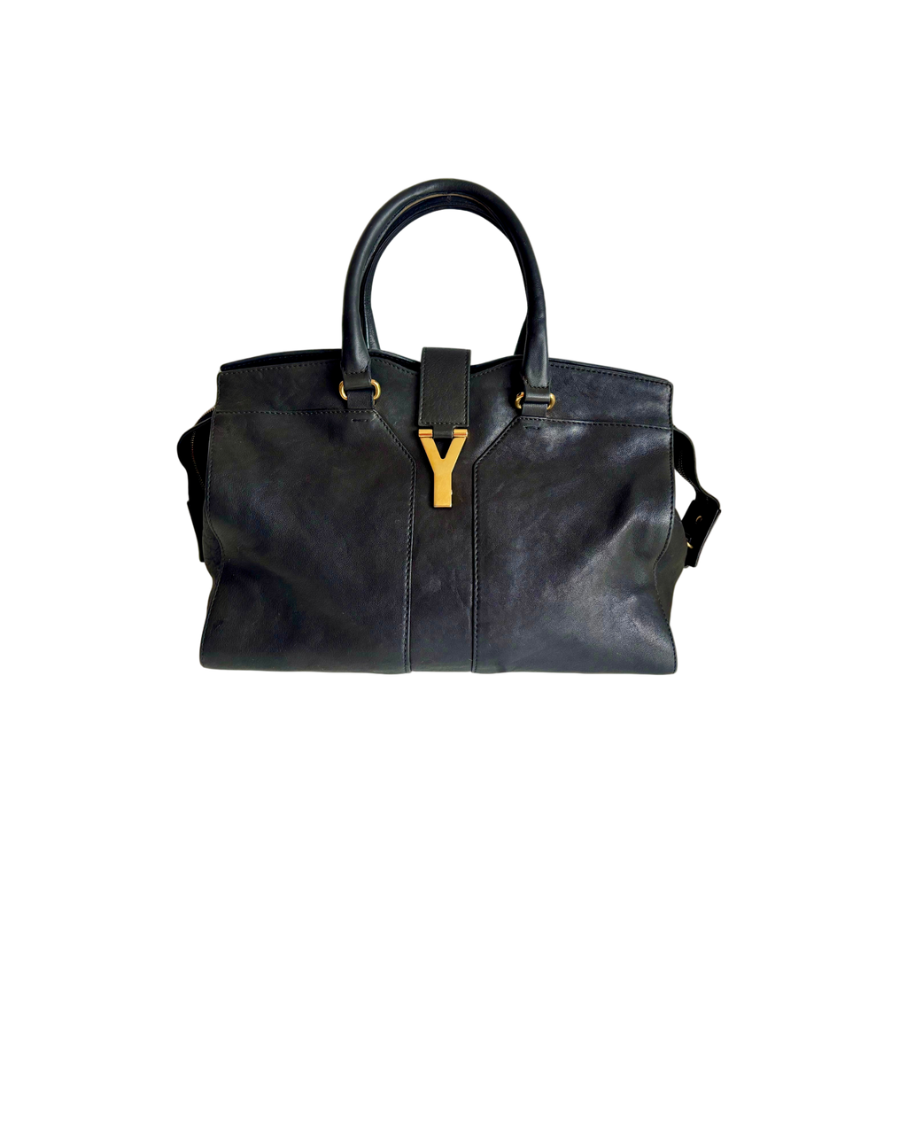 Saint Laurent Chyc Black Leather Handbag