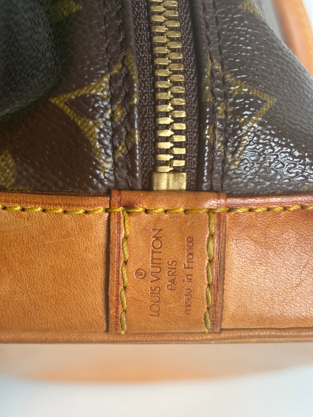 Louis Vuitton Alma PM Monogram Vintage 90s Brown Handbag