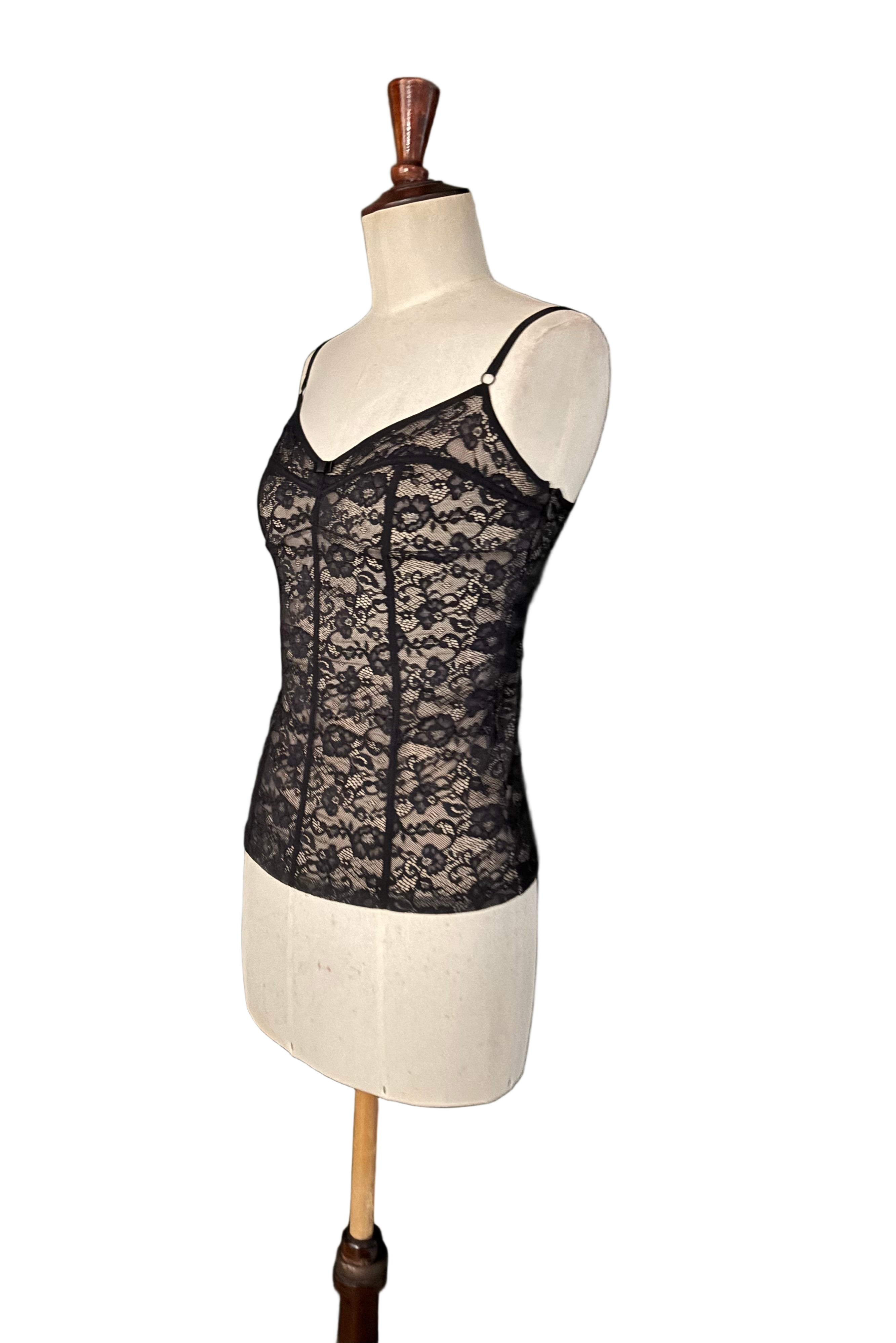 Dolce & Gabbana Black Lace Top - Size L (fits like M)